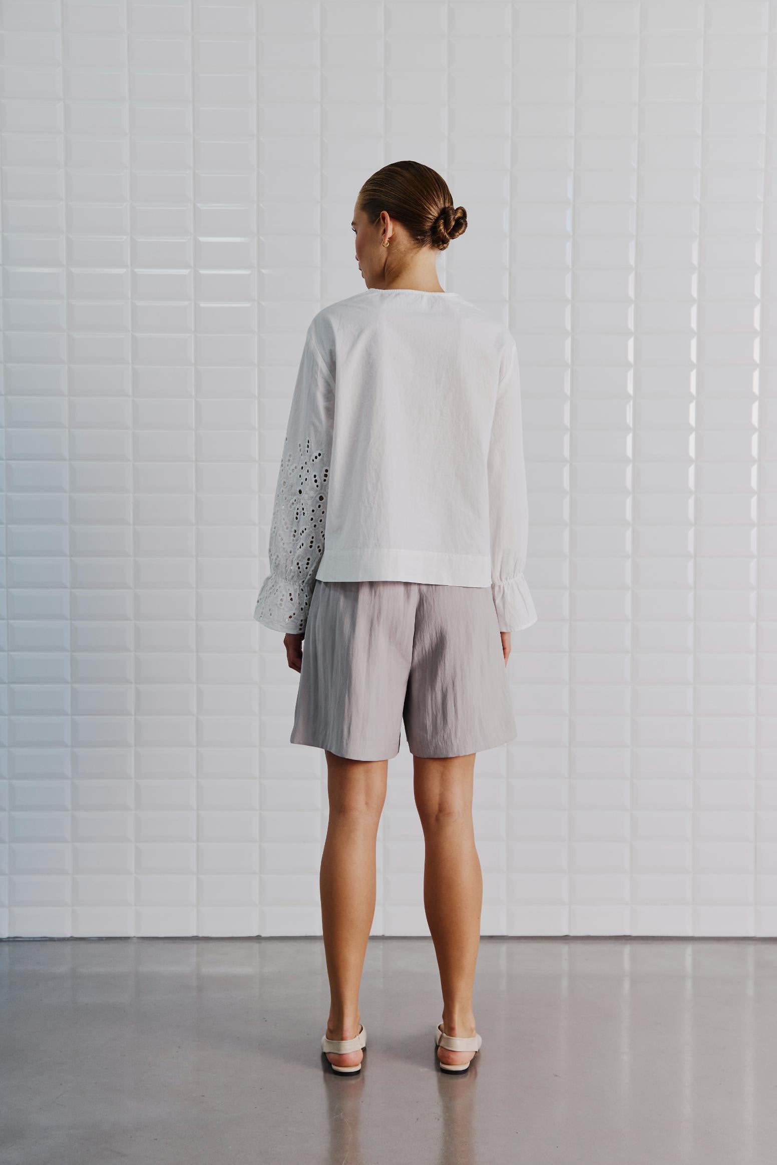 Withblack Damen Tops White