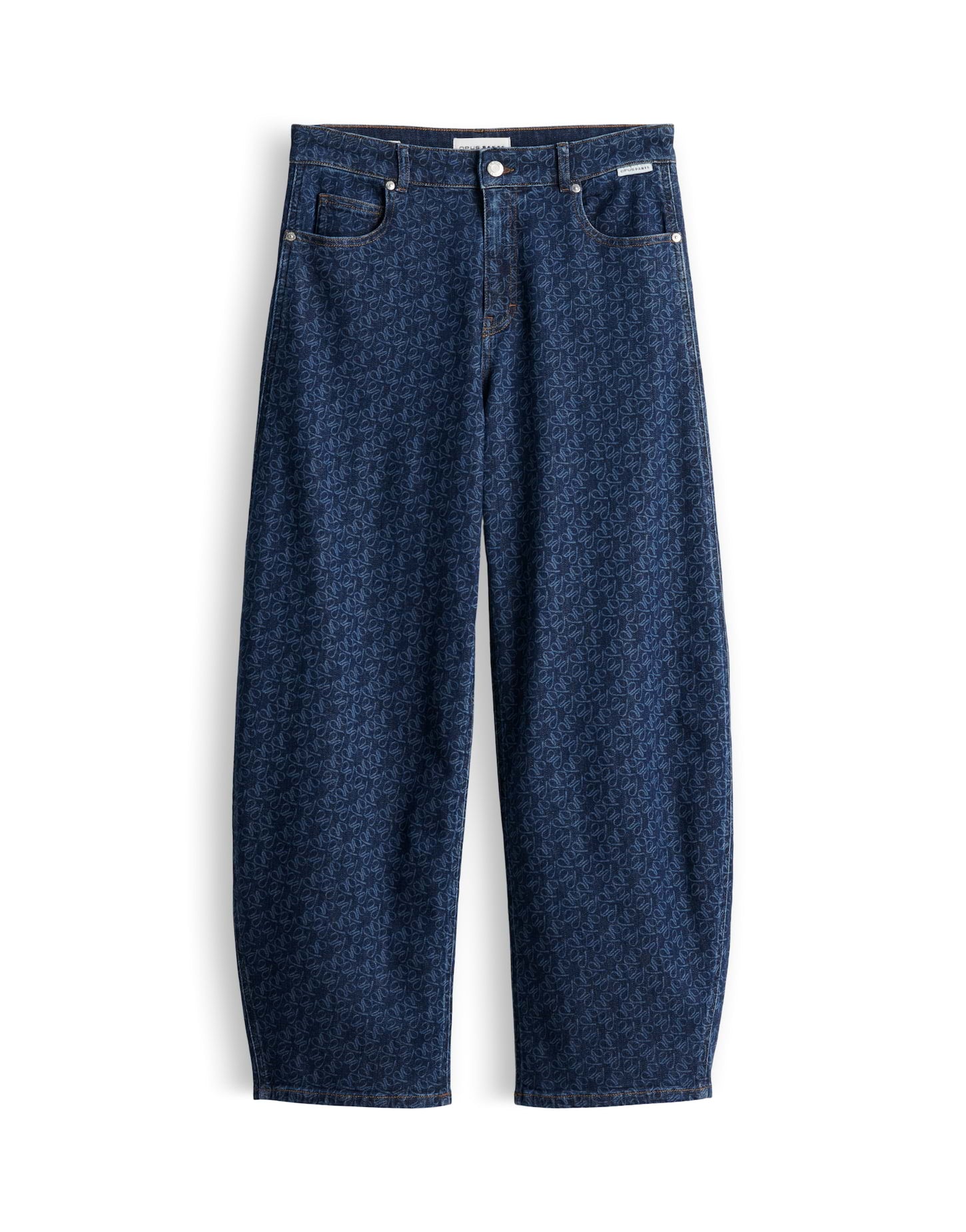 Opus Pants Damen Jeans Dark Blue