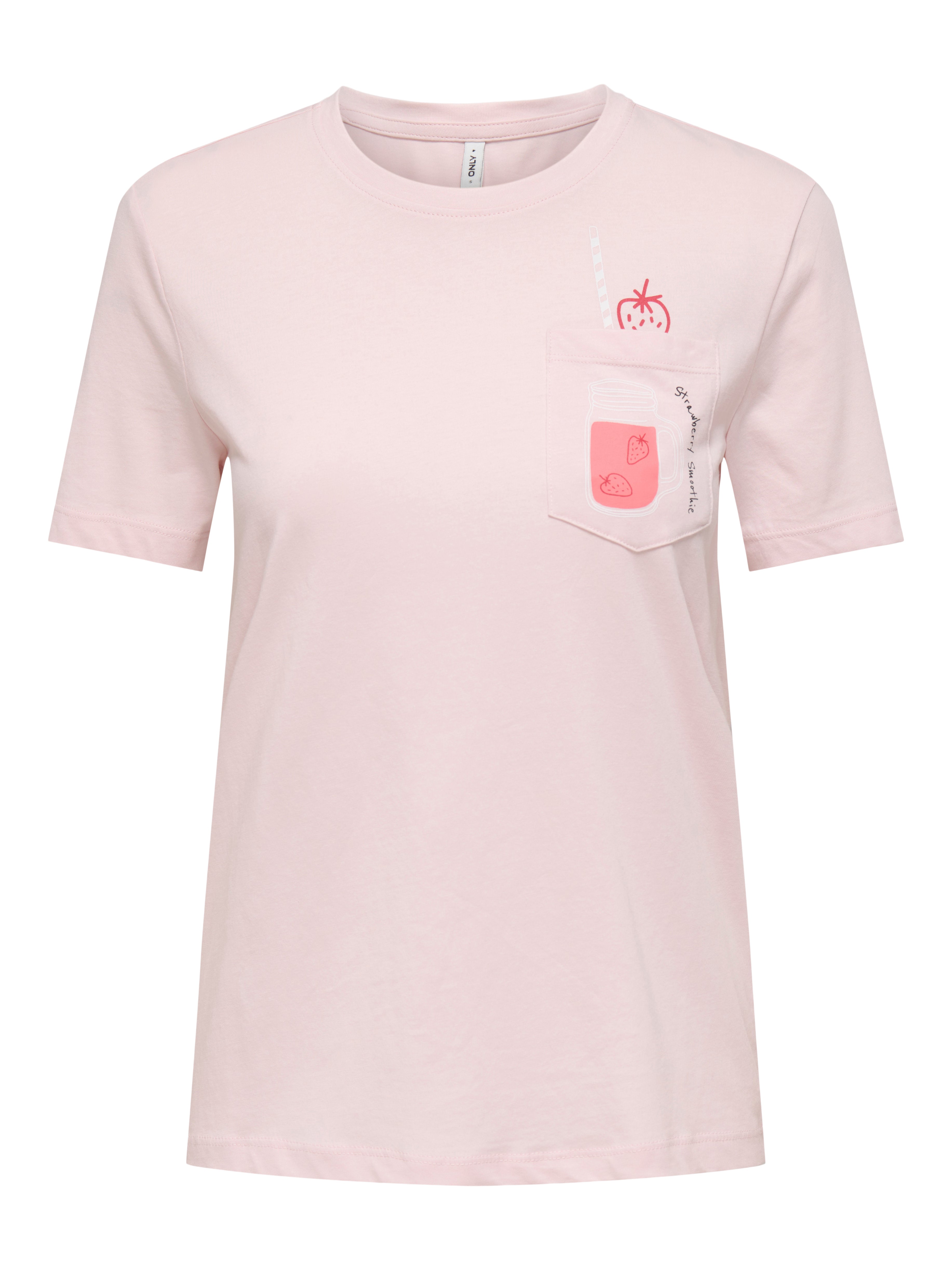 only Damen T-Shirts Pale Lilac/Spar