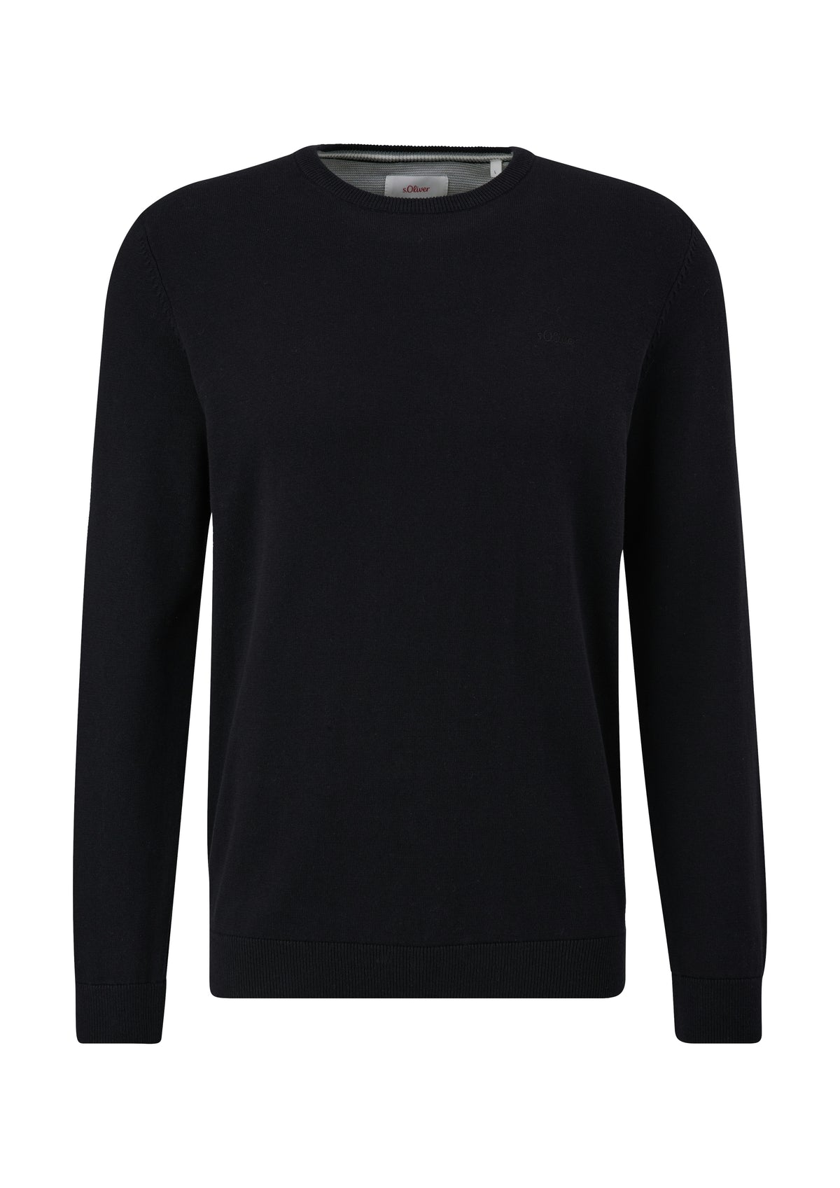 S. Oliver red Herren Pullover Grey/Black