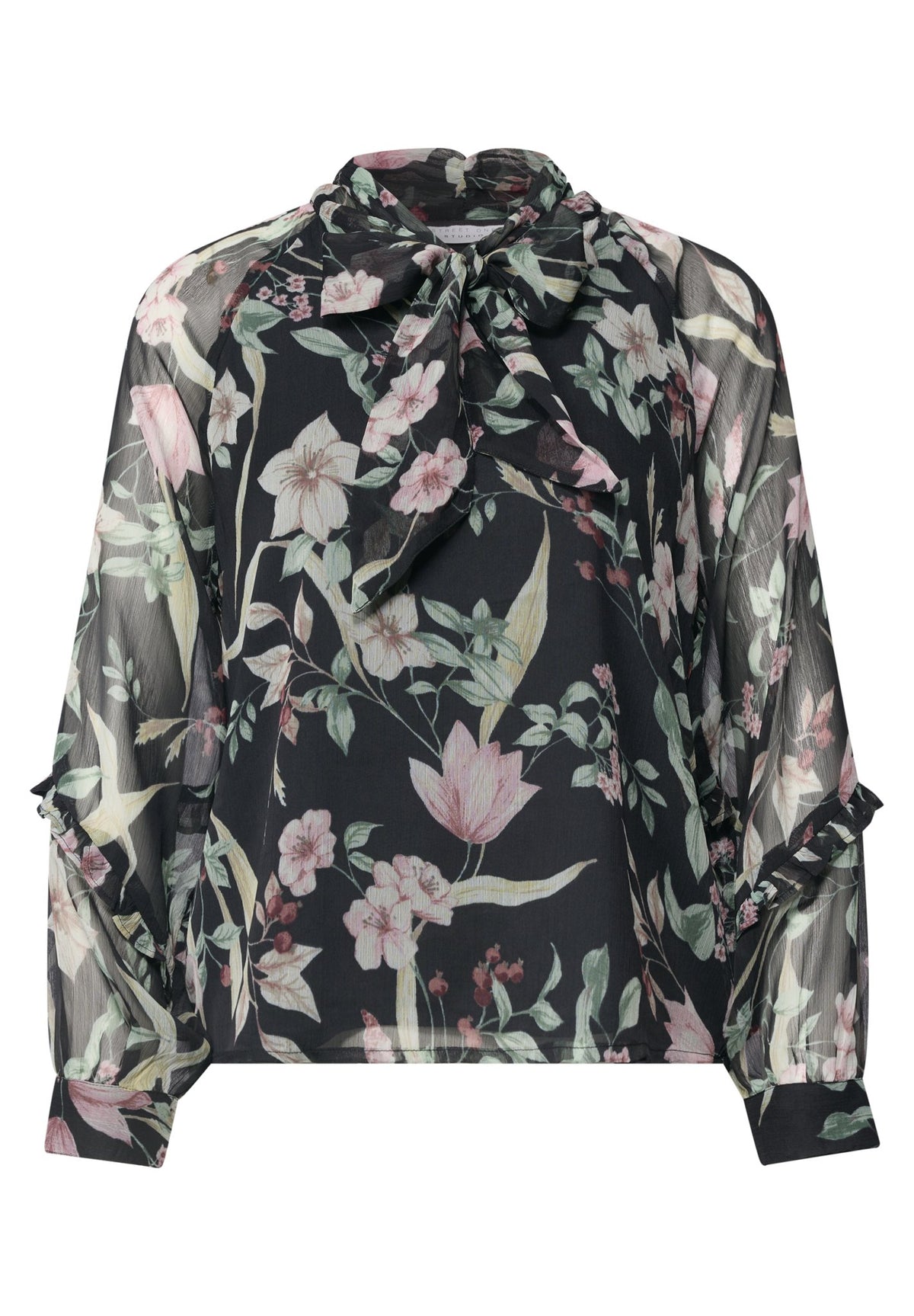 Street One Studio Damen Blusen Inked Gre