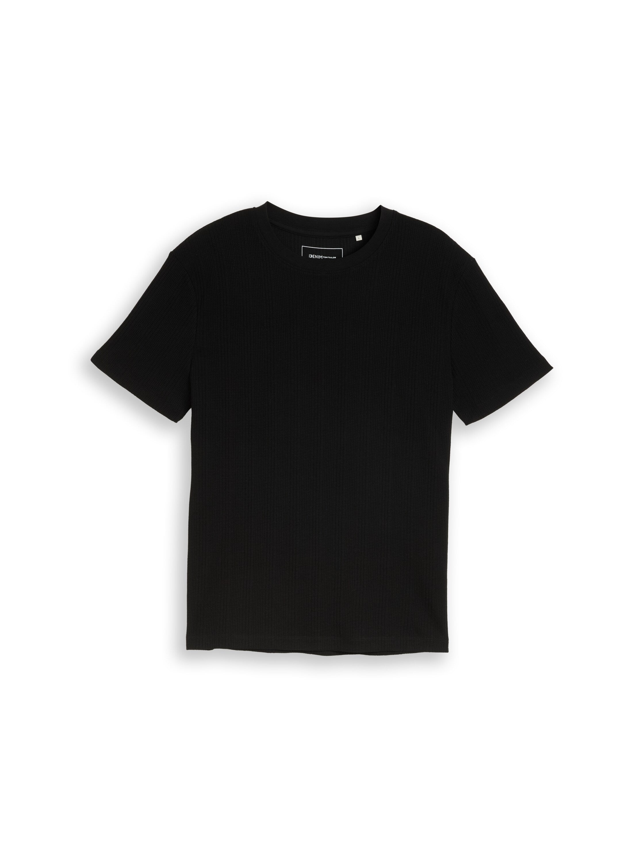 Tom Tailor denim Herren T-Shirts kurz Black