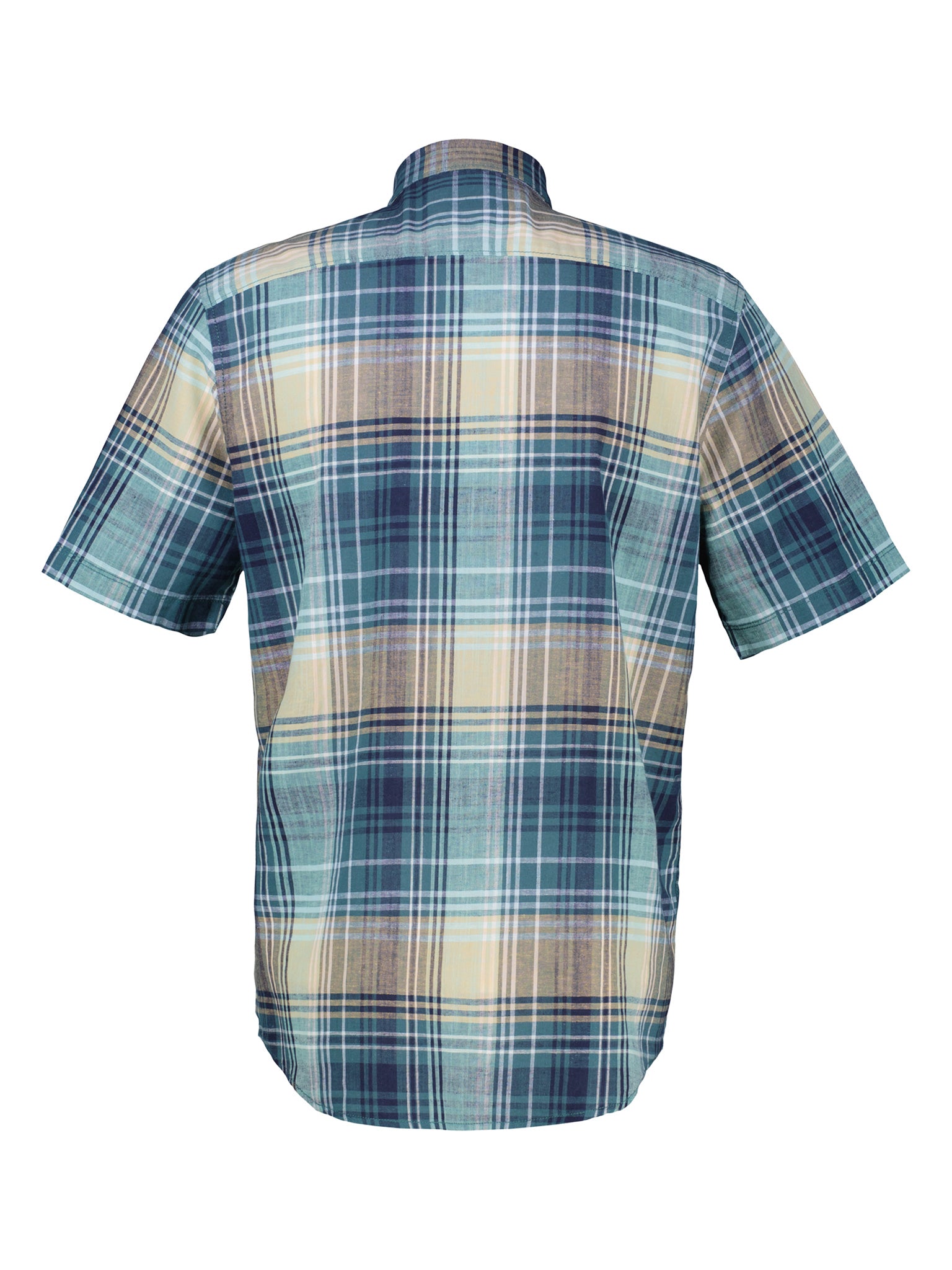 Lerros Herren Hemden kurz Mint Water