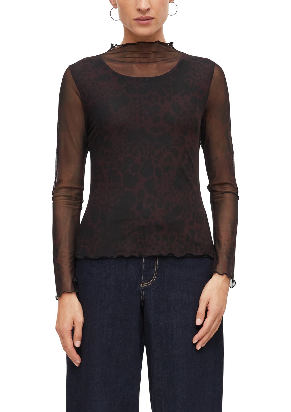 S. Oliver black Damen T-Shirts A Lilac/Pink