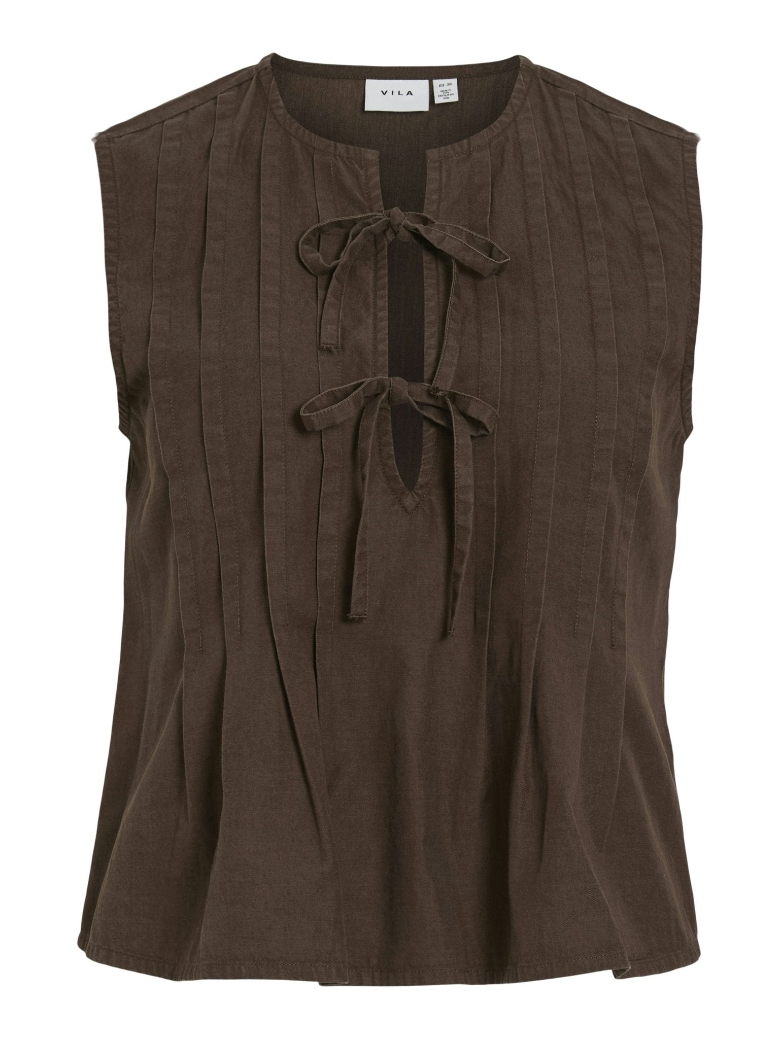 Vila Damen Tops Slate Black