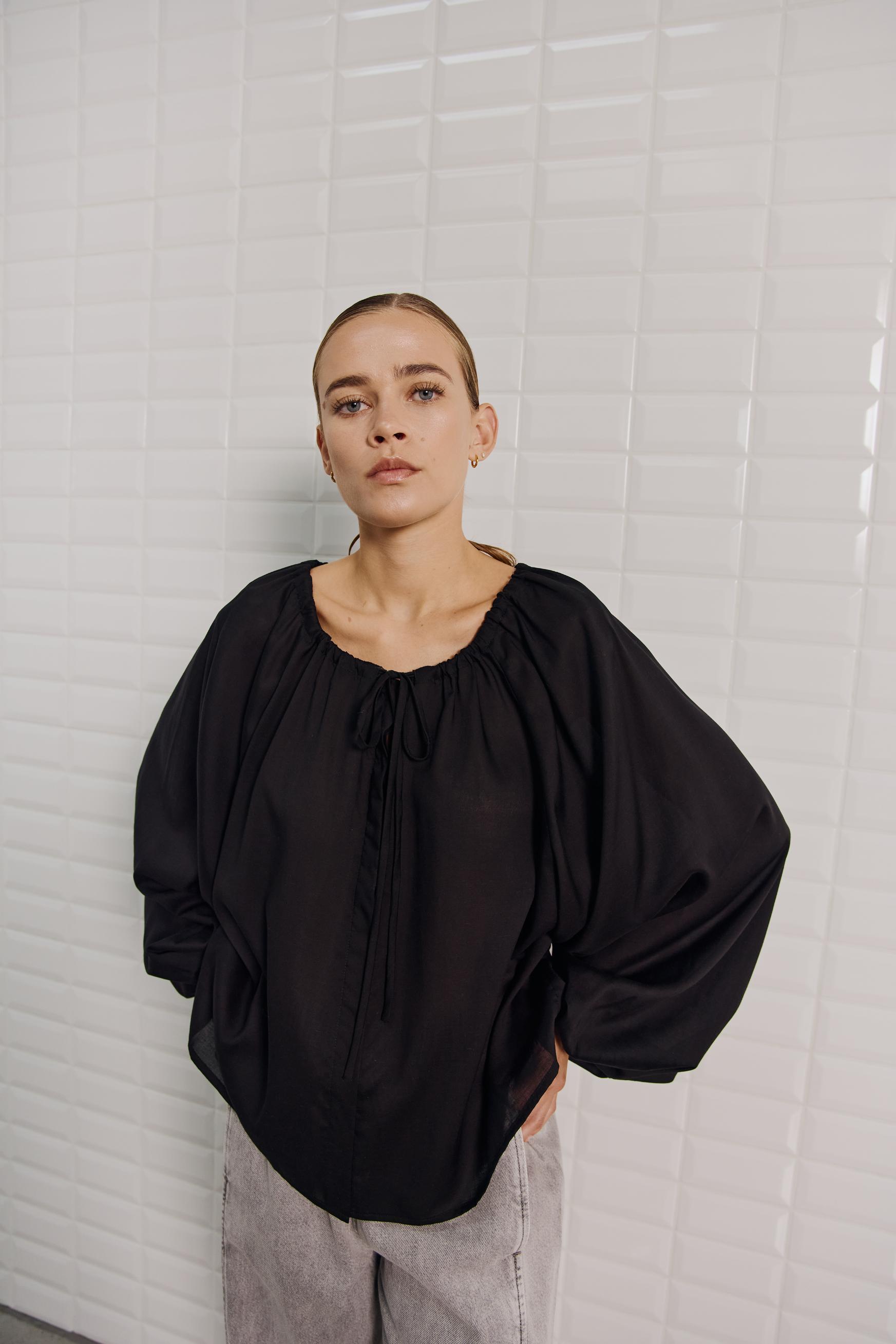 Withblack Damen Tops Black
