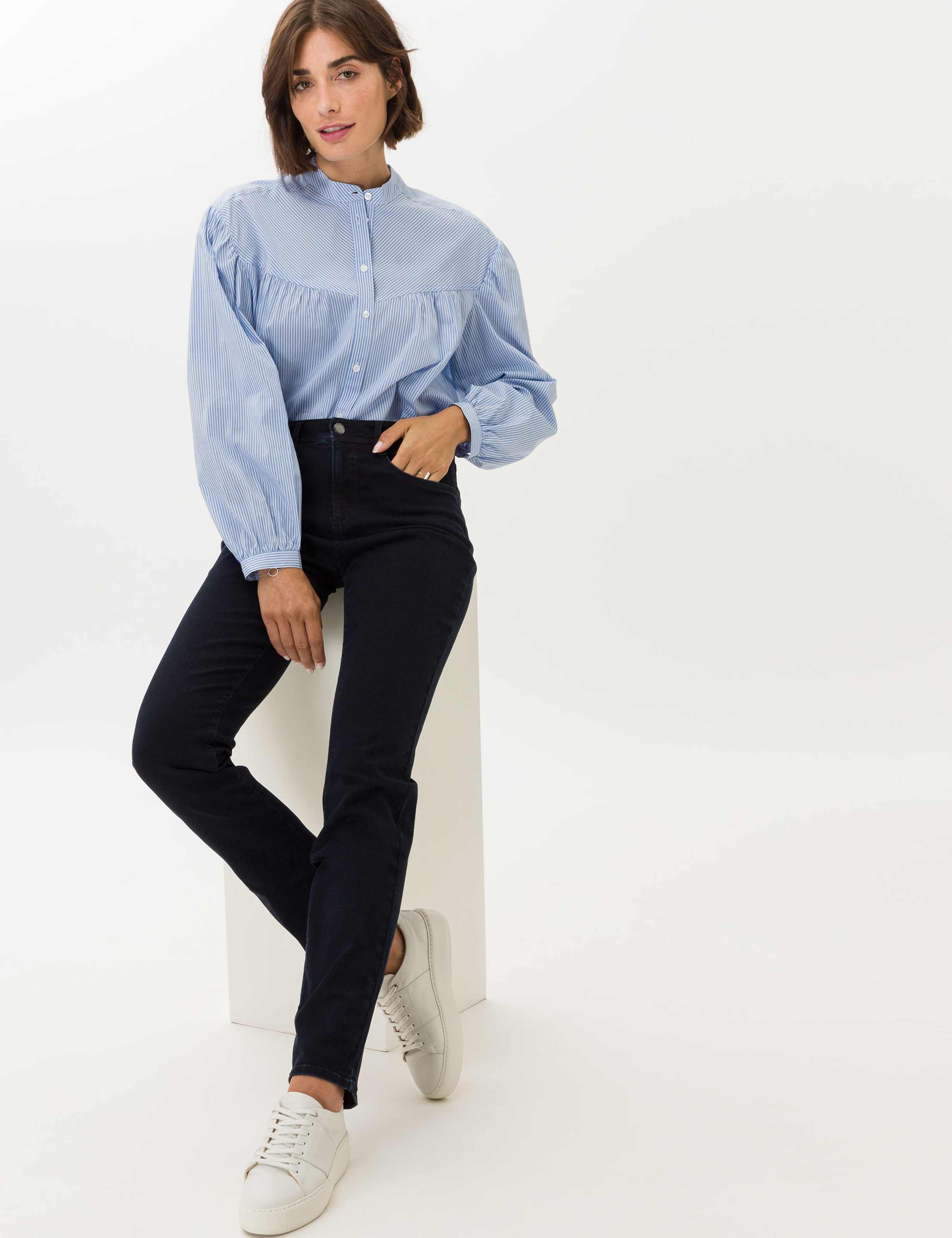 Brax Damen Jeans Clean Dark Blue