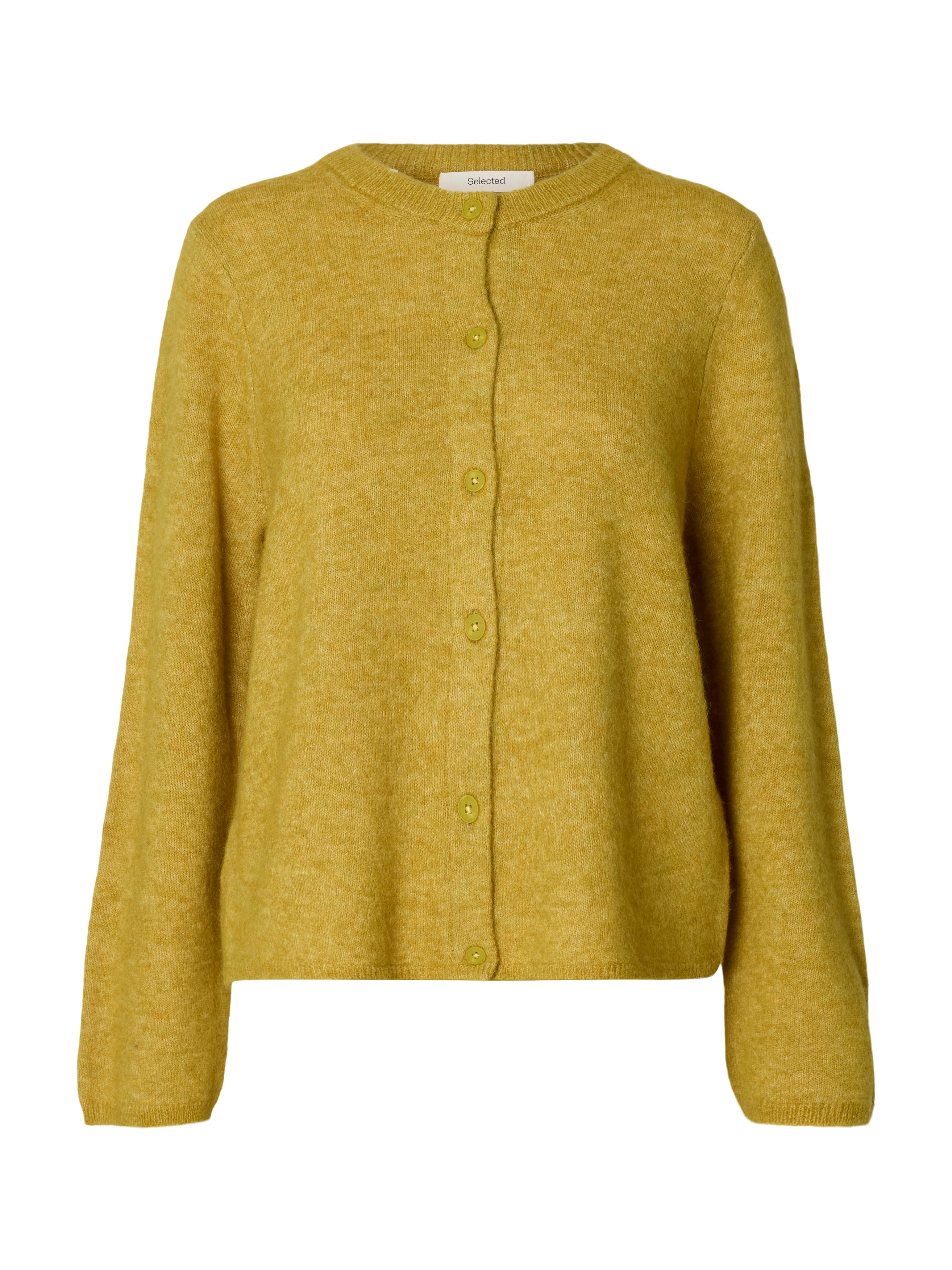 Selected Femme Damen Strickjacken Avocado Oil/Mel