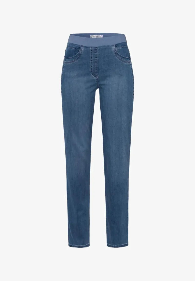 Raphaela by Brax Damen Jeans Bleached