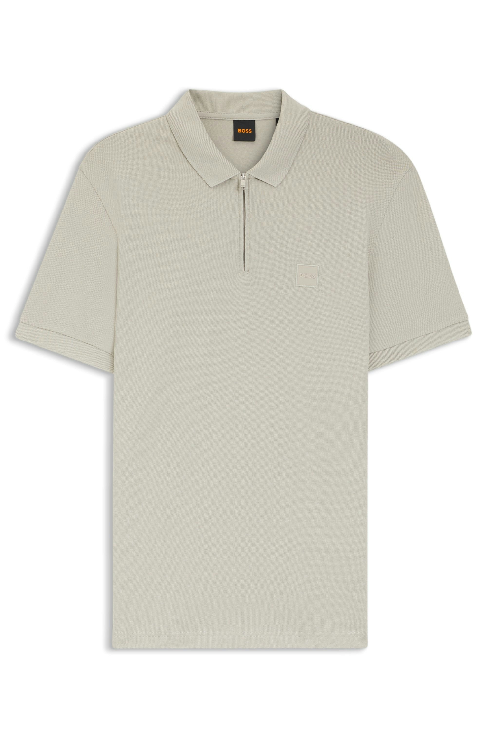 Boss Orange Herren Polo-Shirts Open Grey