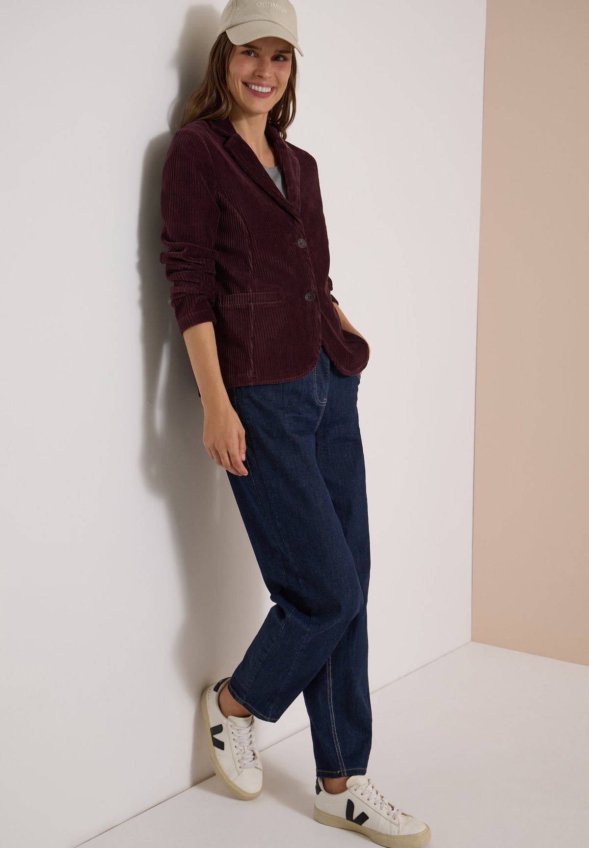 Cecil Damen Blazer Berry Red