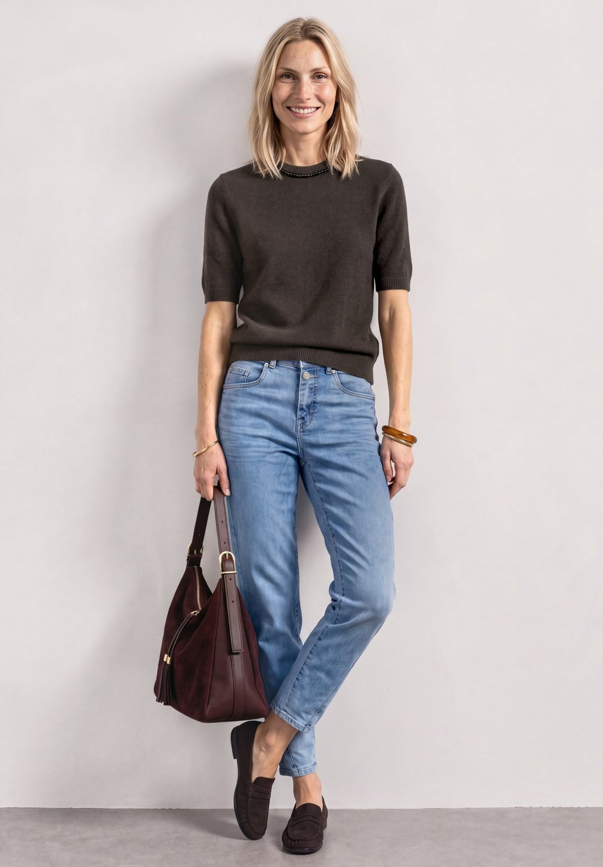Street One Damen Pullover Black Cof