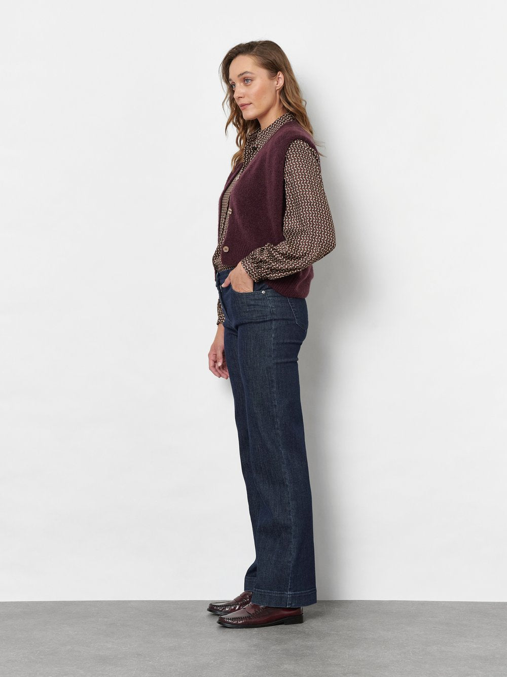 Toni Dress Damen Hosen Dark Blue