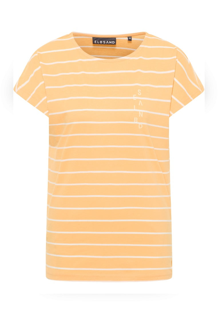 Elbsand Damen T-Shirts Orange Haze