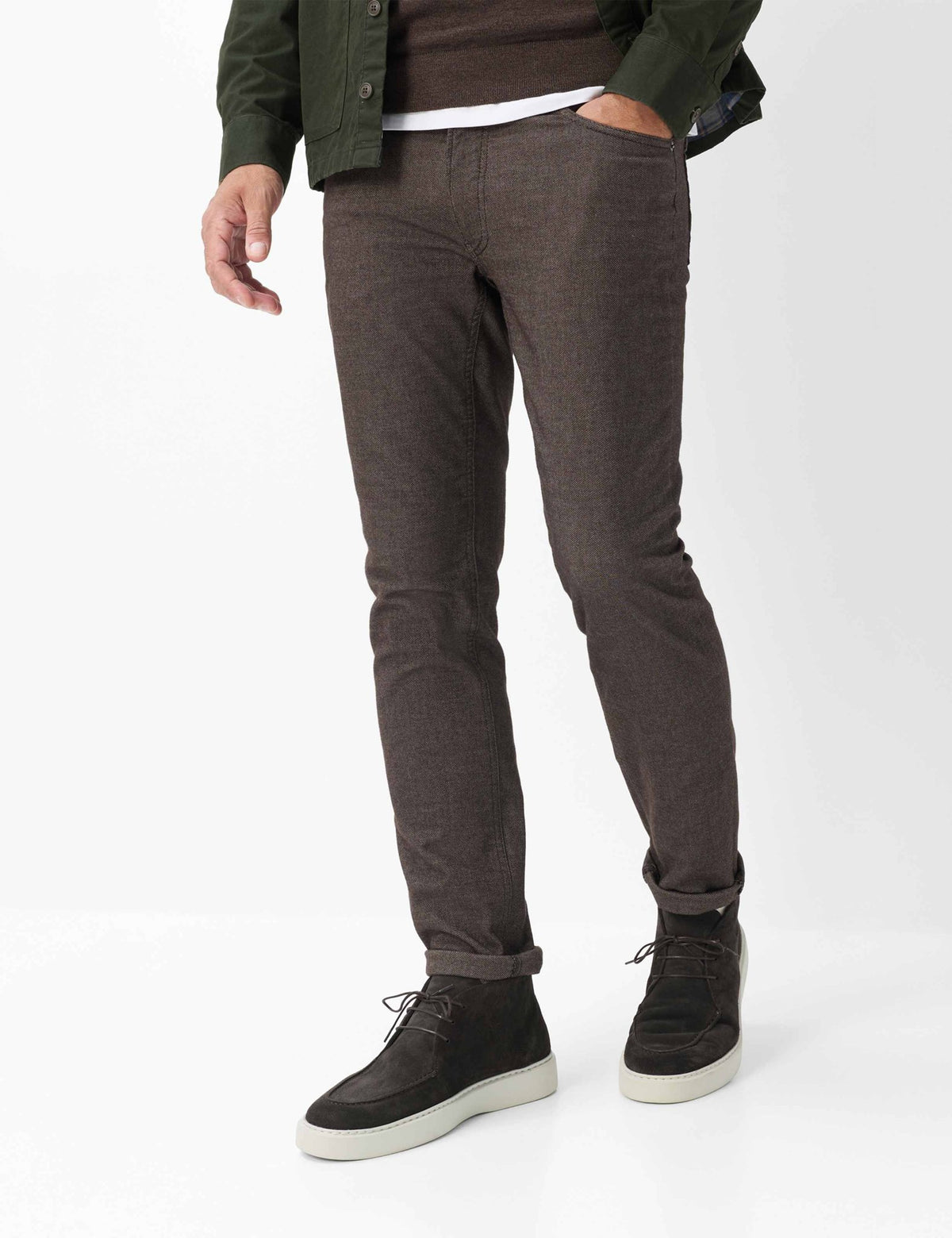 Brax Herren Hosen Chocolate