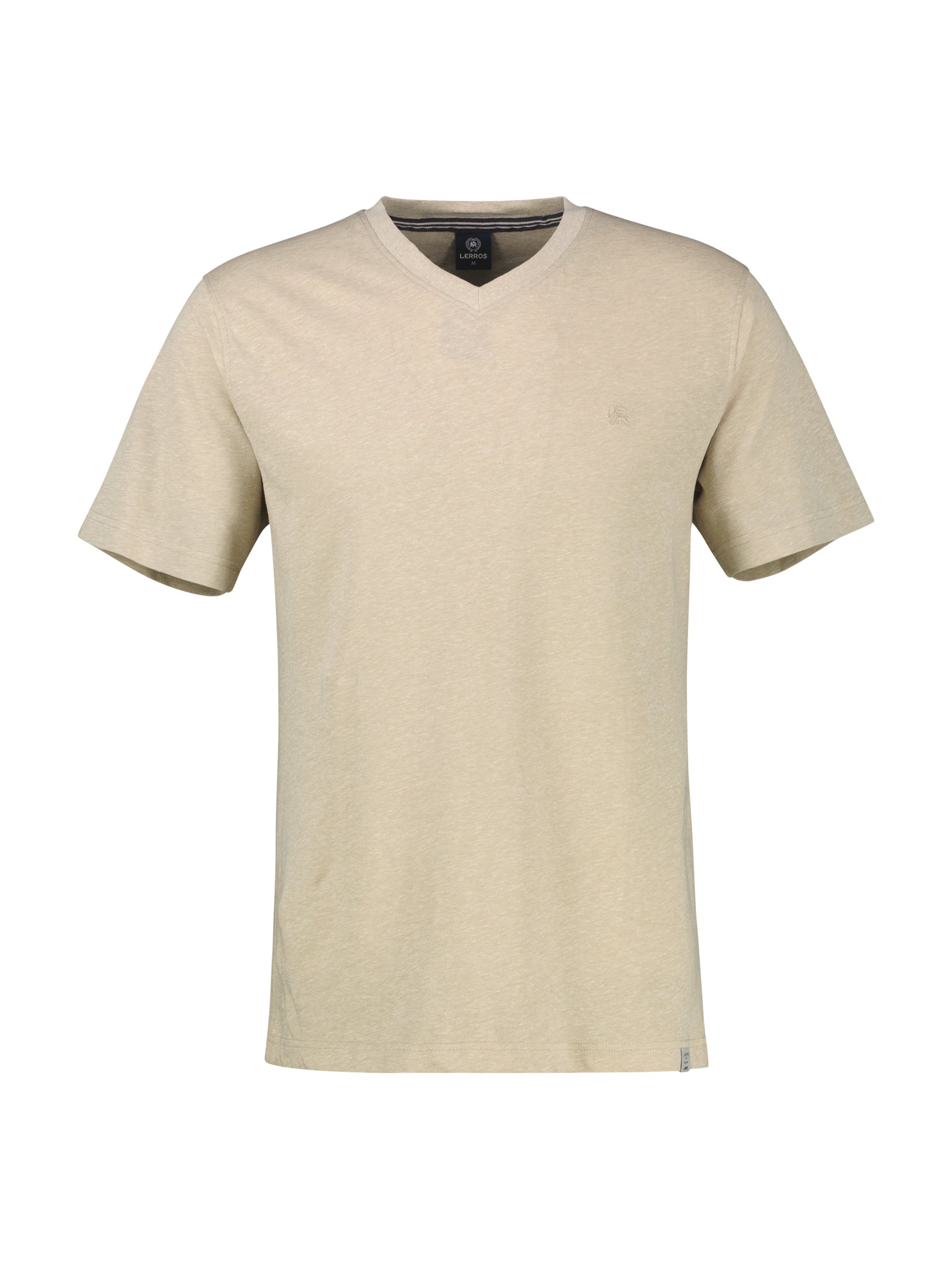 Lerros Herren T-Shirts kurz Gravel Beige