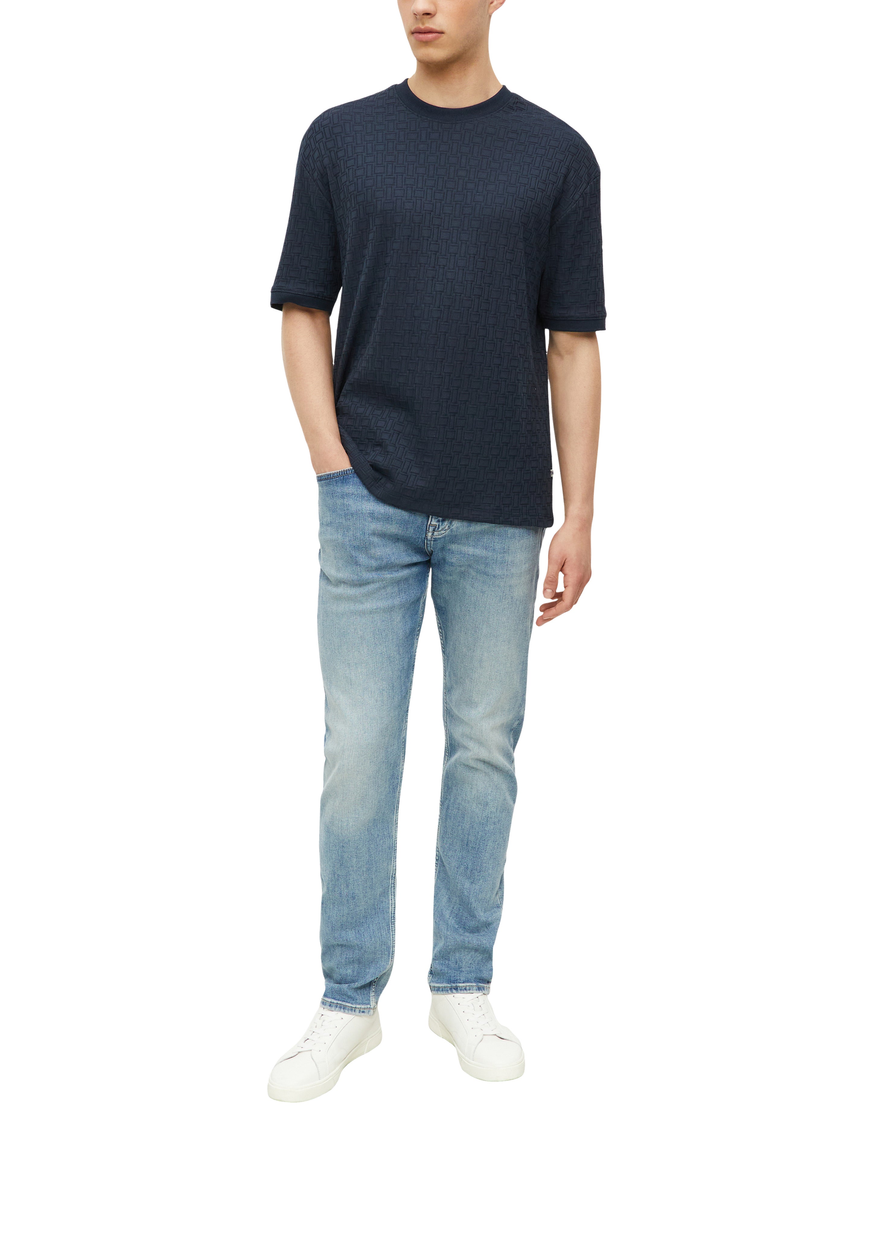 S. Oliver red Herren T-Shirts kurz Blue