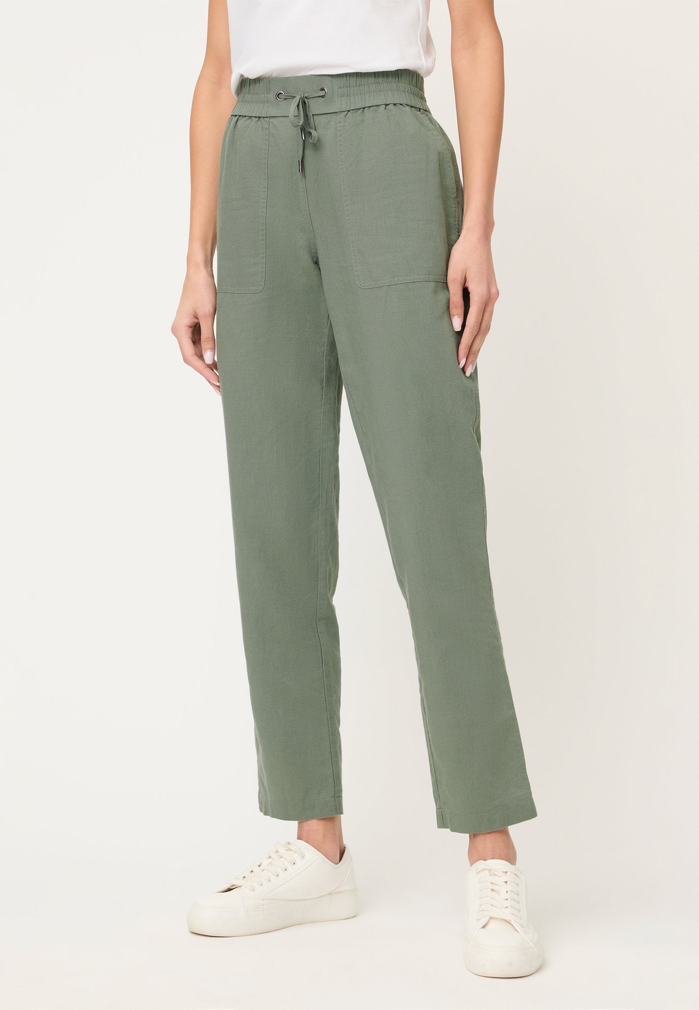 Olsen Damen Hosen Khaki