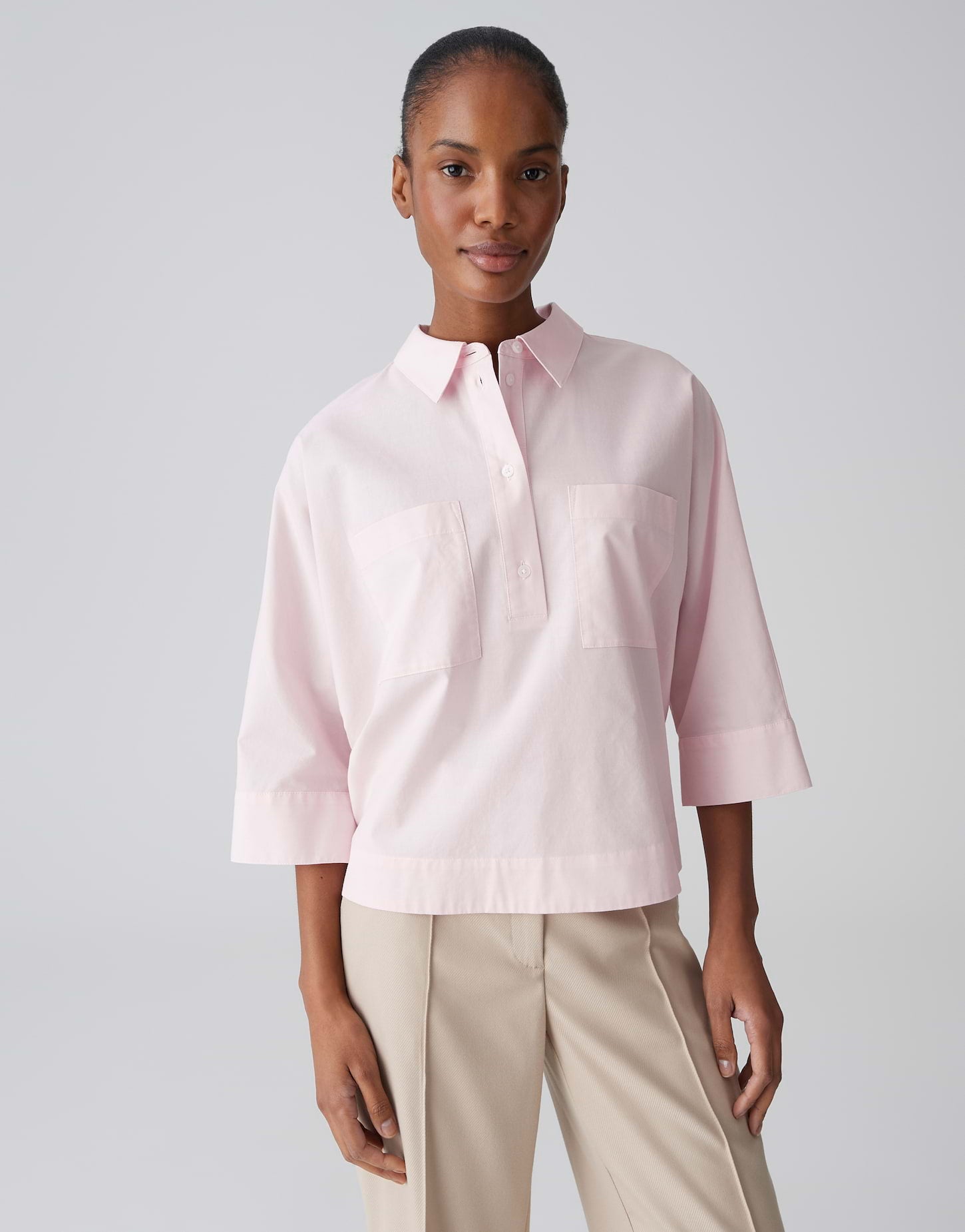 Opus Damen Blusen Rose Tint