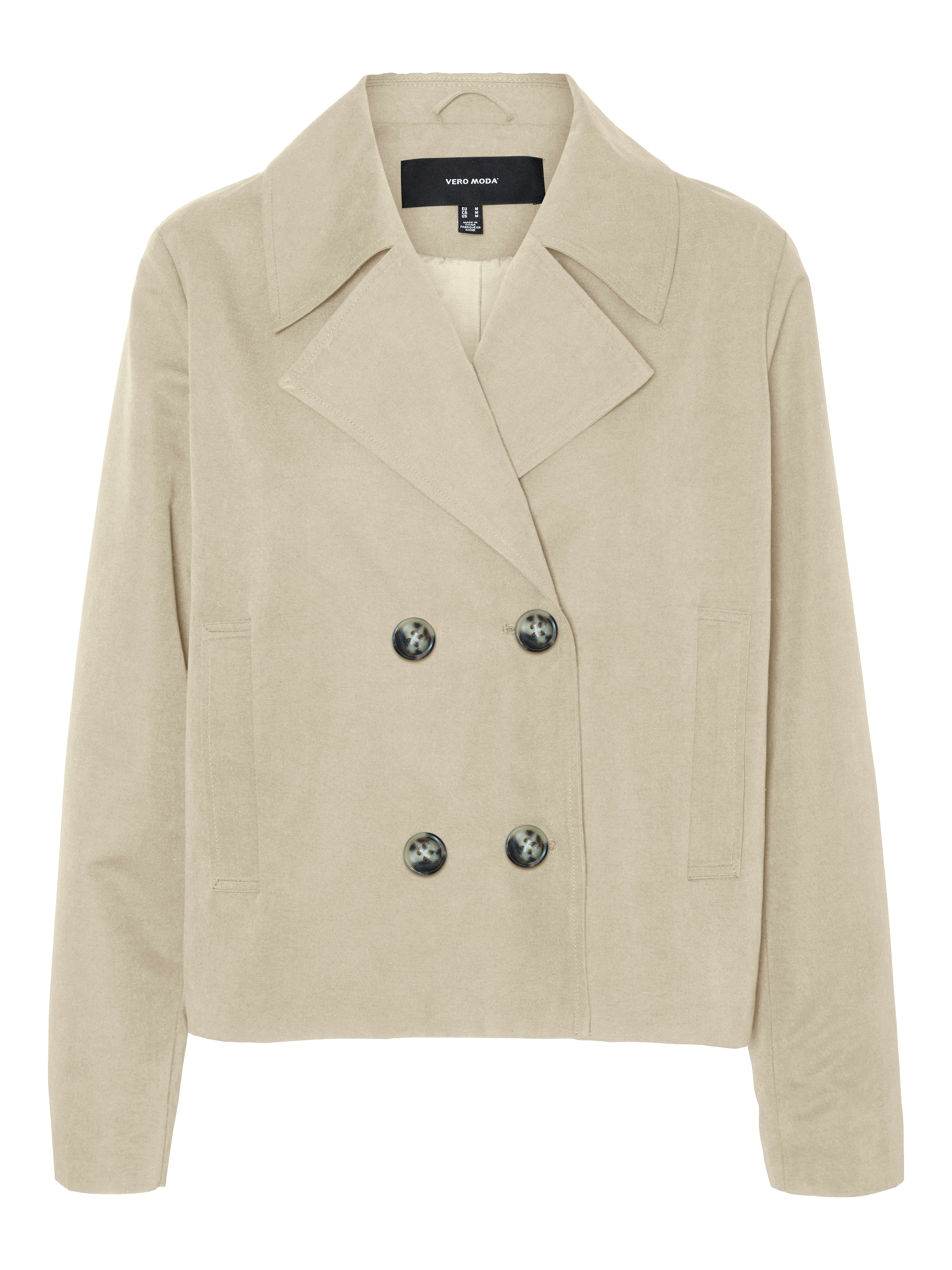 Vero Moda Damen Jacken Oatmeal