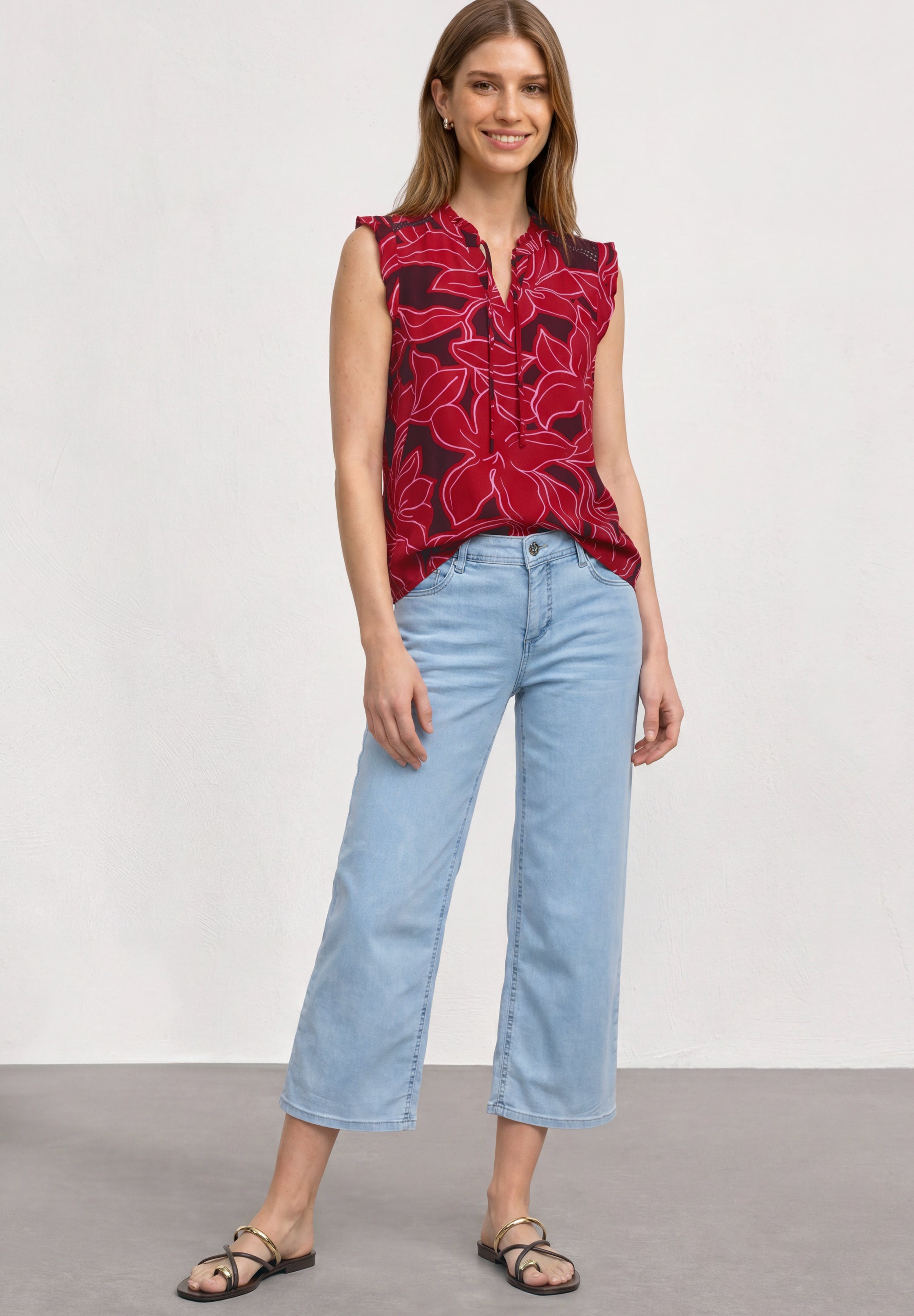 Street One Damen T-Shirts Salsa Red