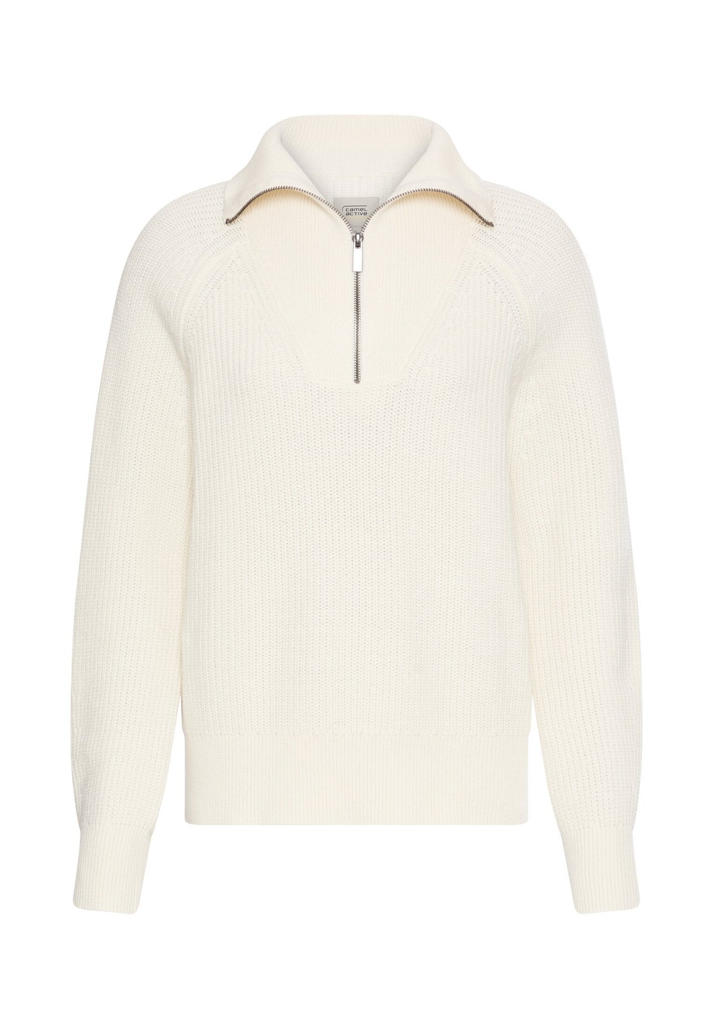 Camel active Damen Pullover Milkwhite