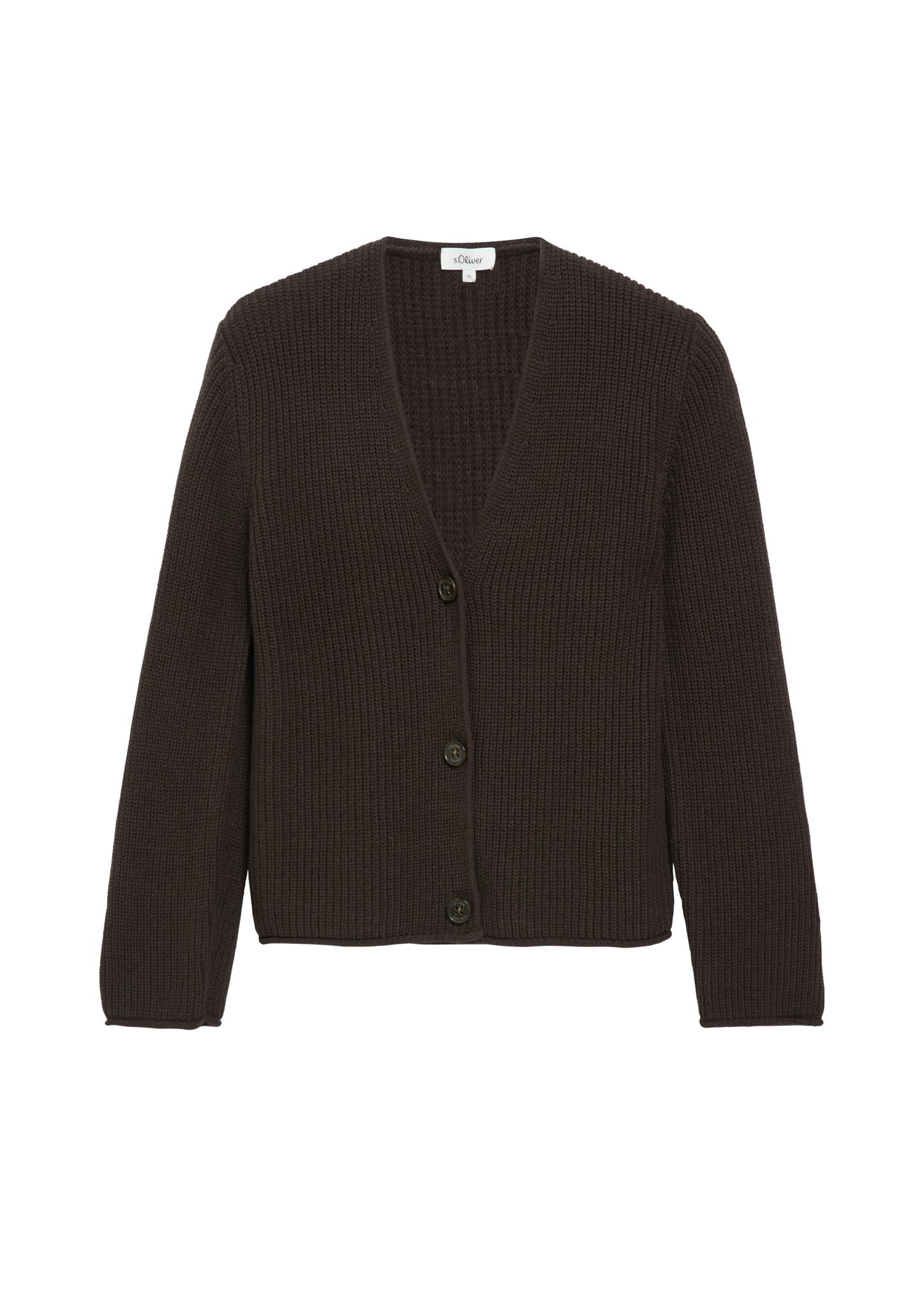 S. Oliver red Damen Strickjacken Brown