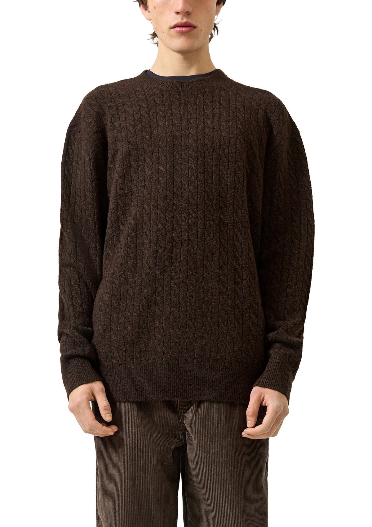 QS by S.Oliver Herren Pullover Brown