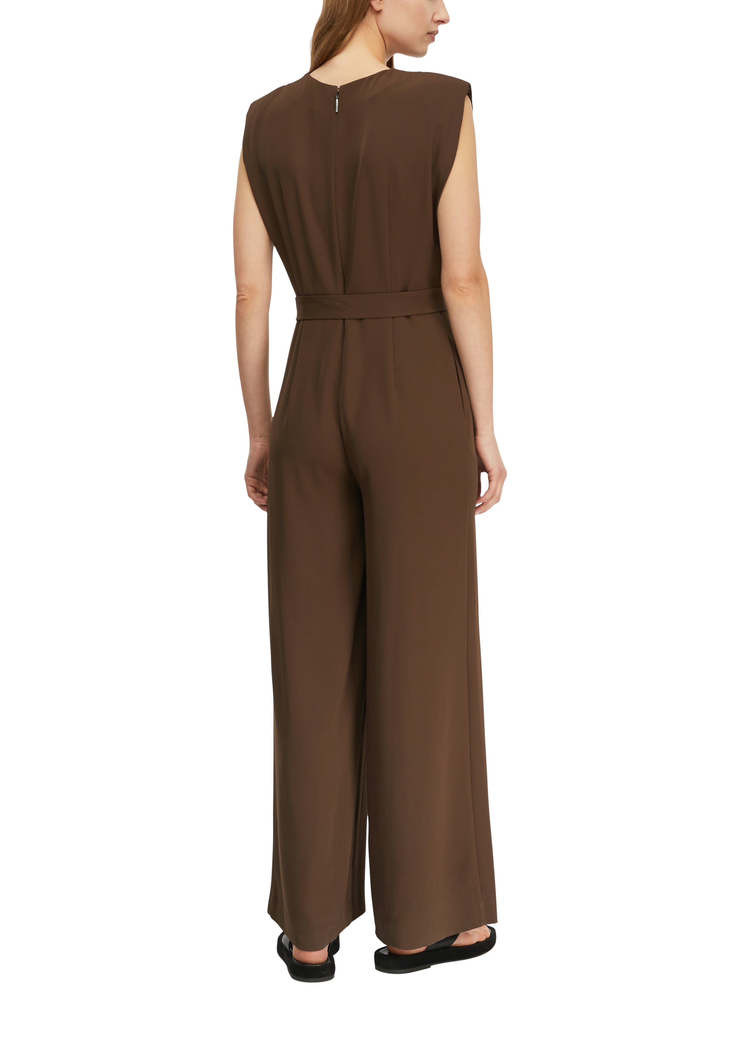 Comma Damen Jumpsuits Brown