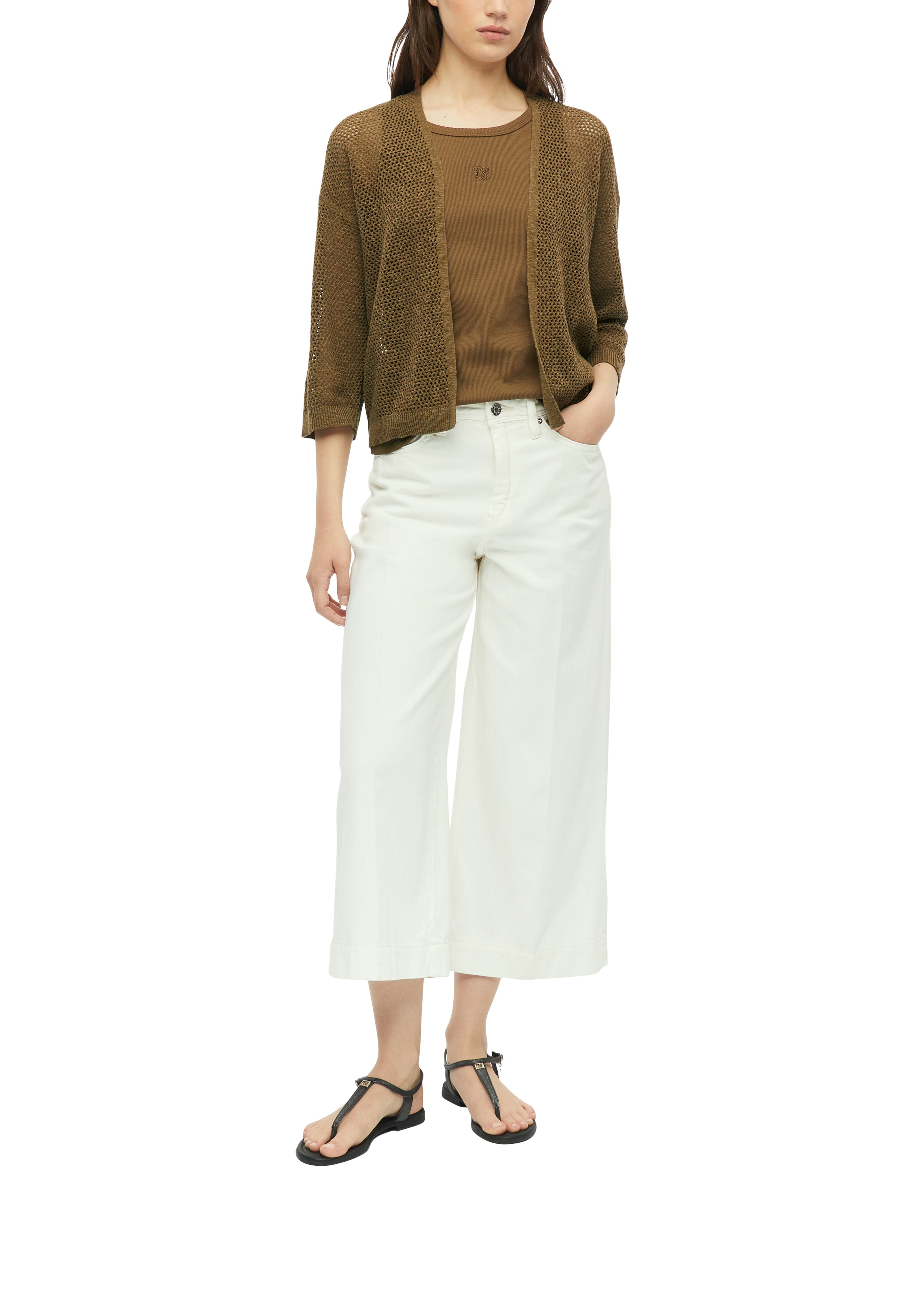 S. Oliver red Damen Strickjacken Brown