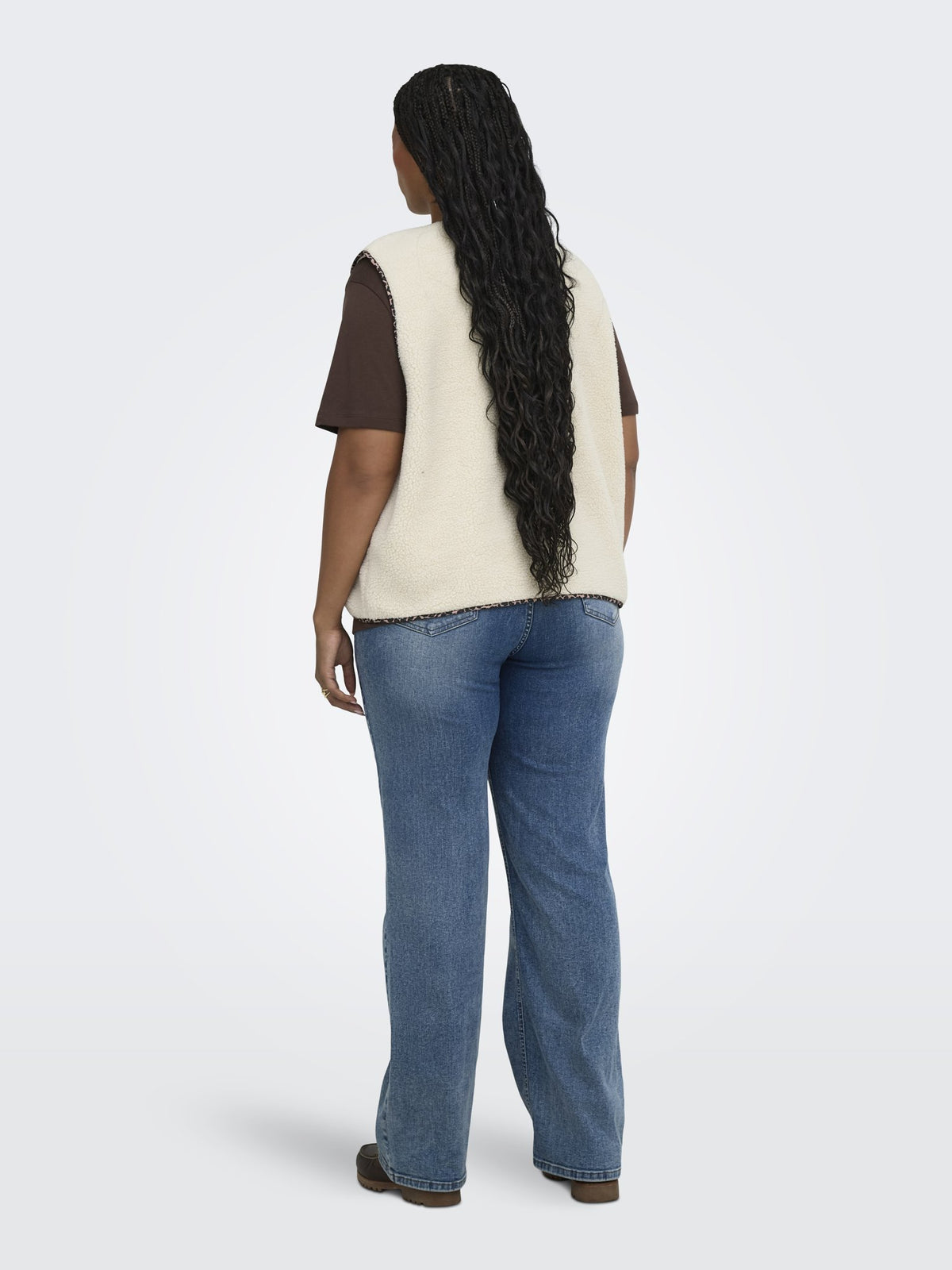 Only Carmakoma Damen Indoorwesten Birch/Leo Bindi