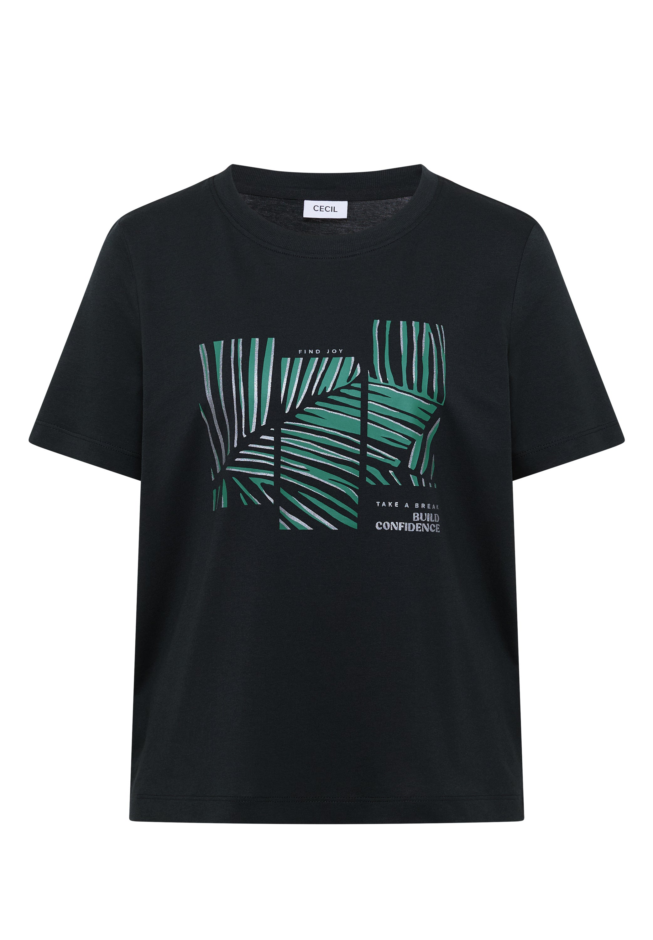Cecil Damen T-Shirts Palm Bree