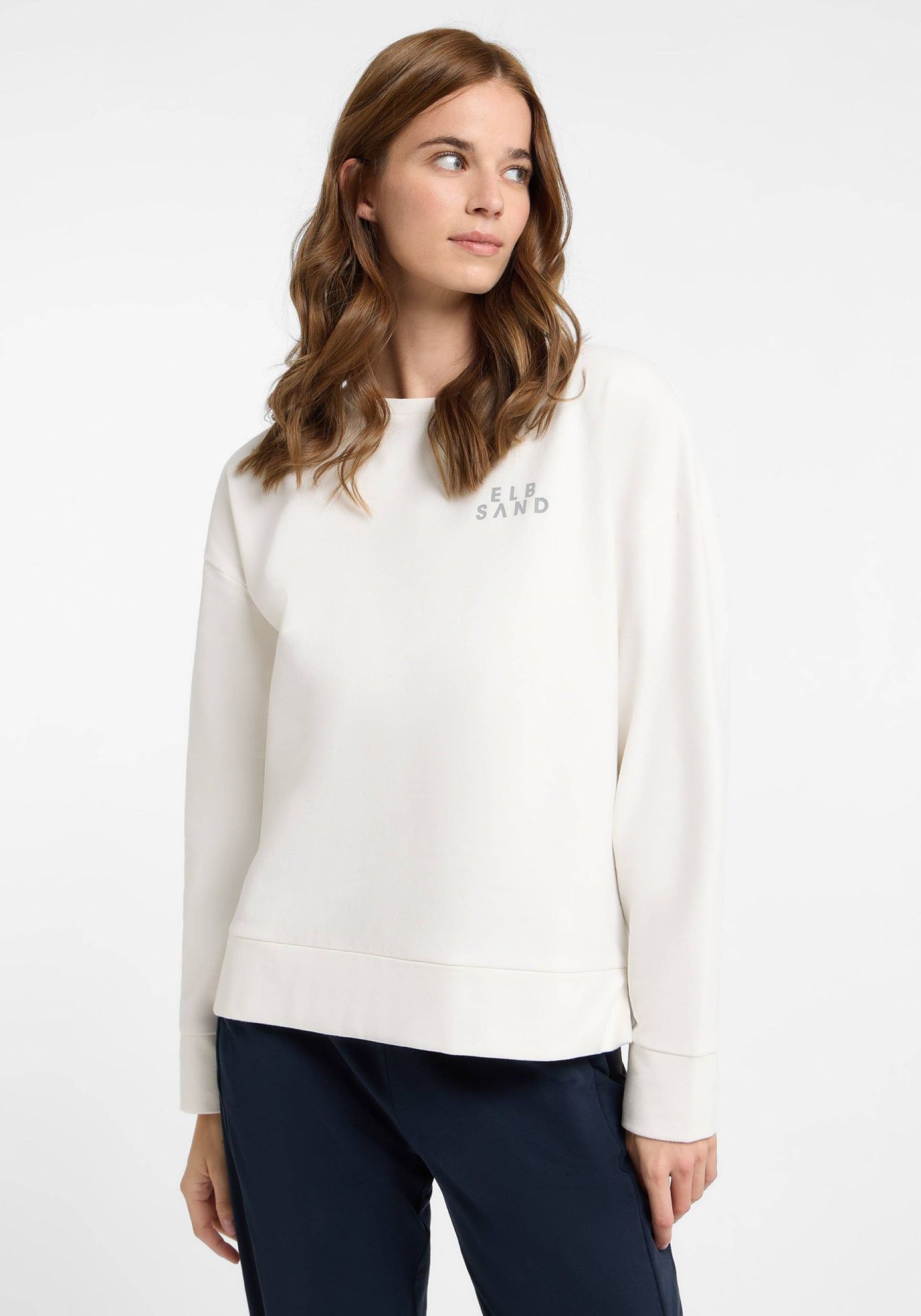 Elbsand Damen Sweatshirts Cloud Whit