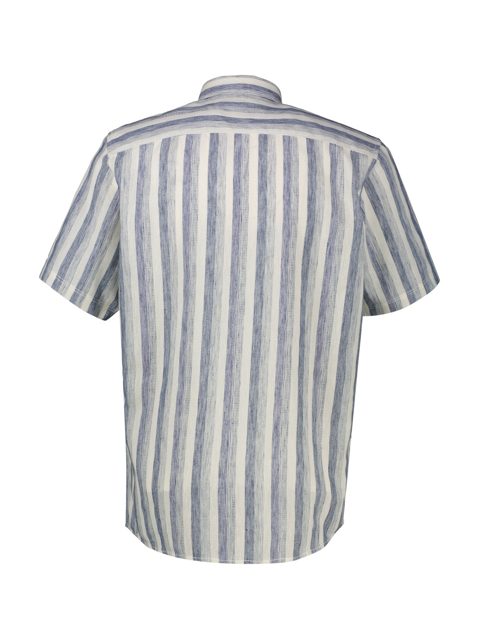 Lerros Herren Hemden kurz Storm Blue
