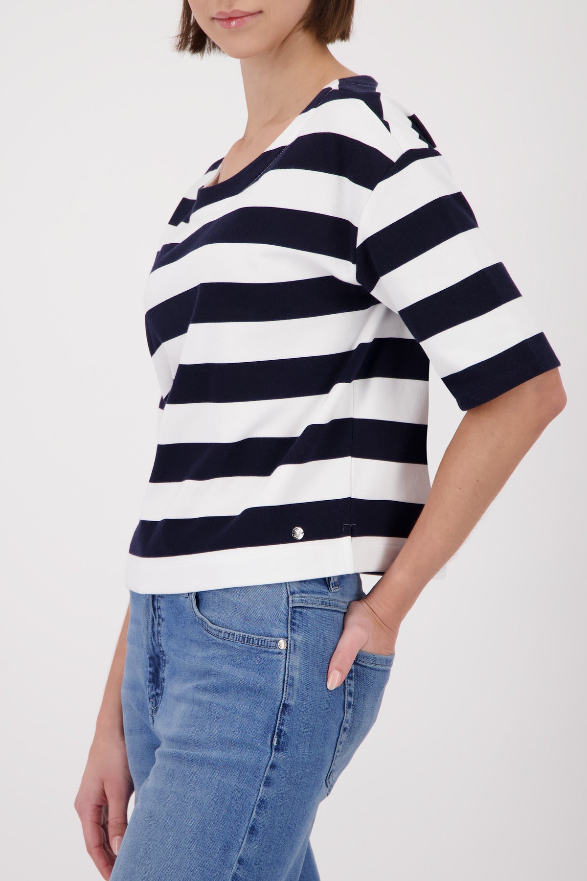 Monari Damen T-Shirts Marine Ring