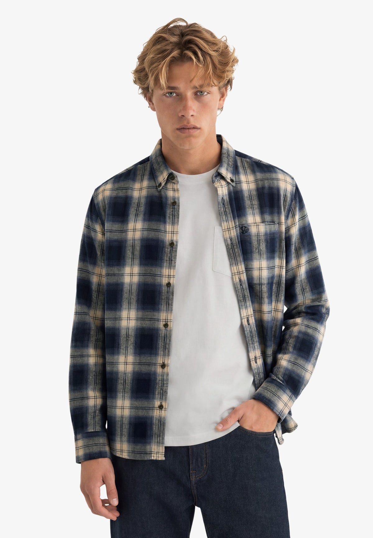 Superdry Herren Hemden lang Yk Cedar Check