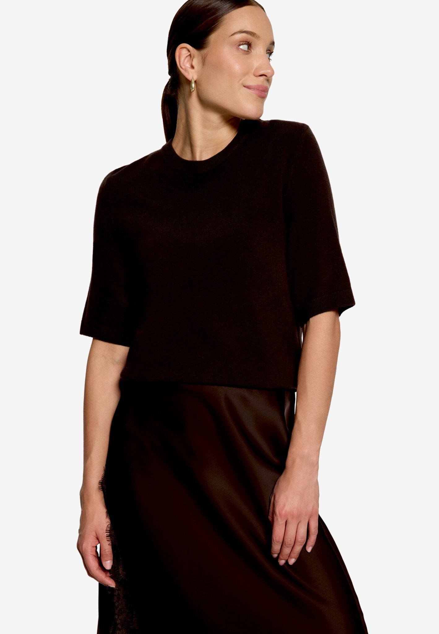 Zero Damen Pullover Chocolate Plum