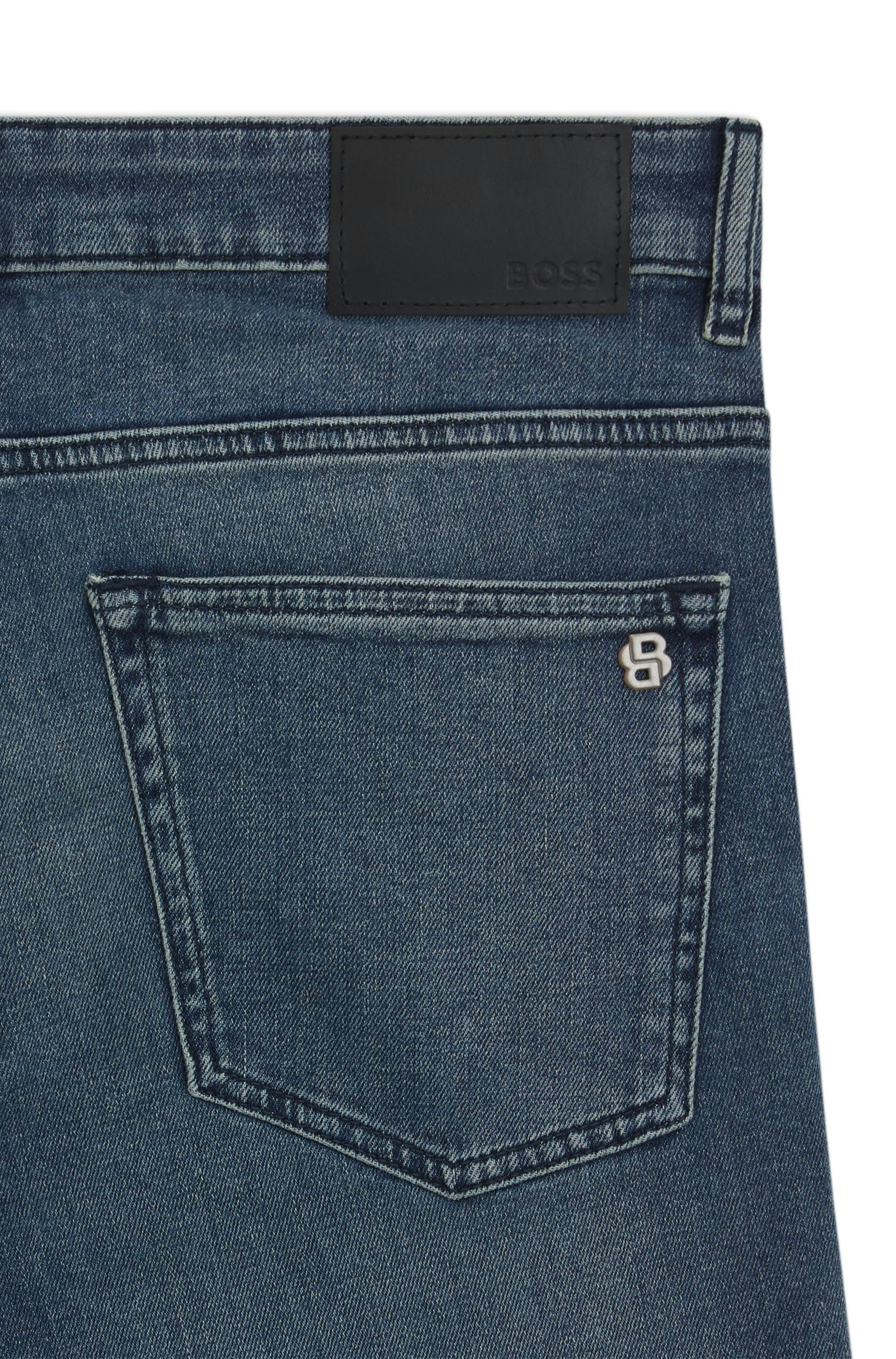 Boss Orange Herren Jeans Medium Blue
