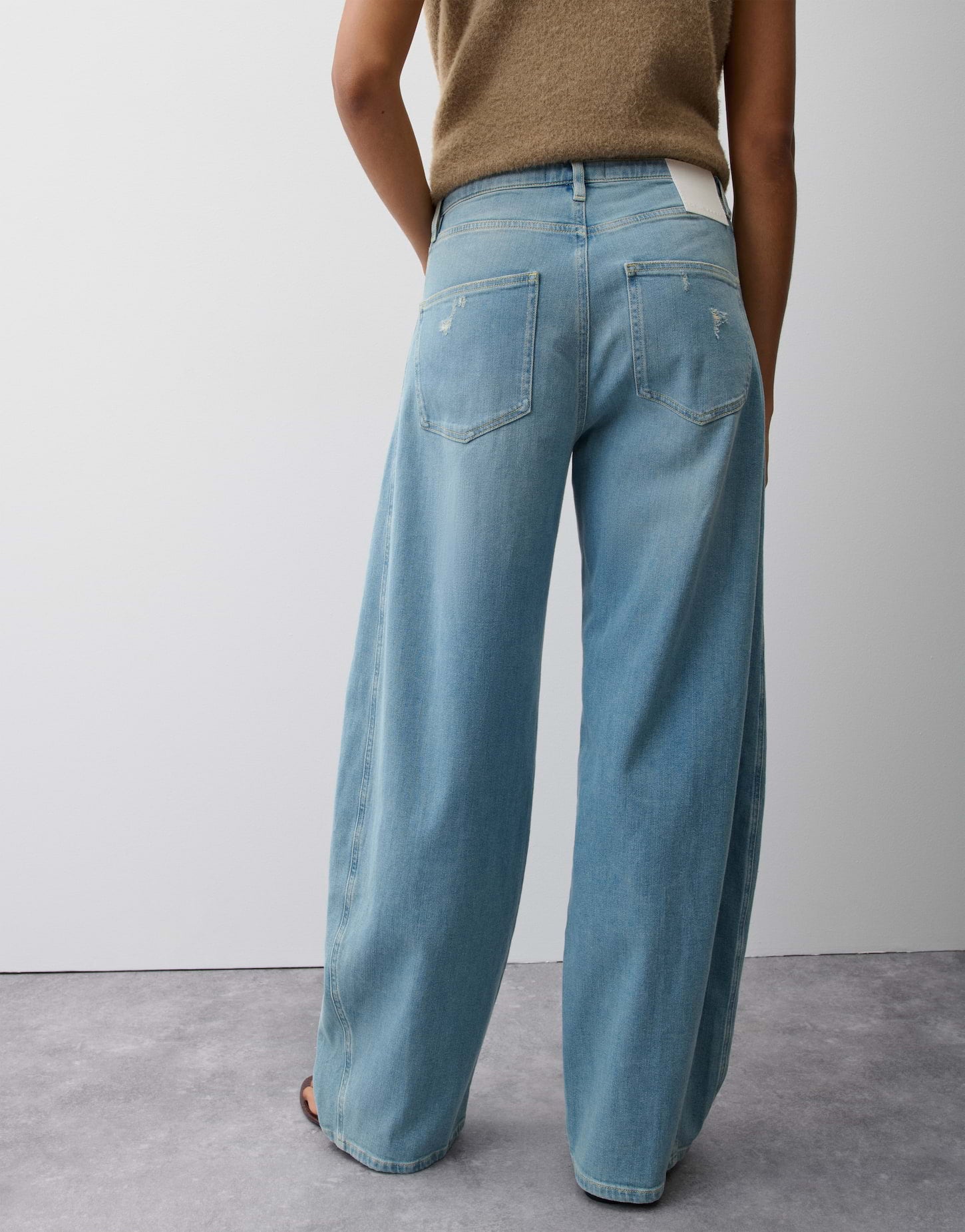 Opus Pants Damen Jeans Light Blu
