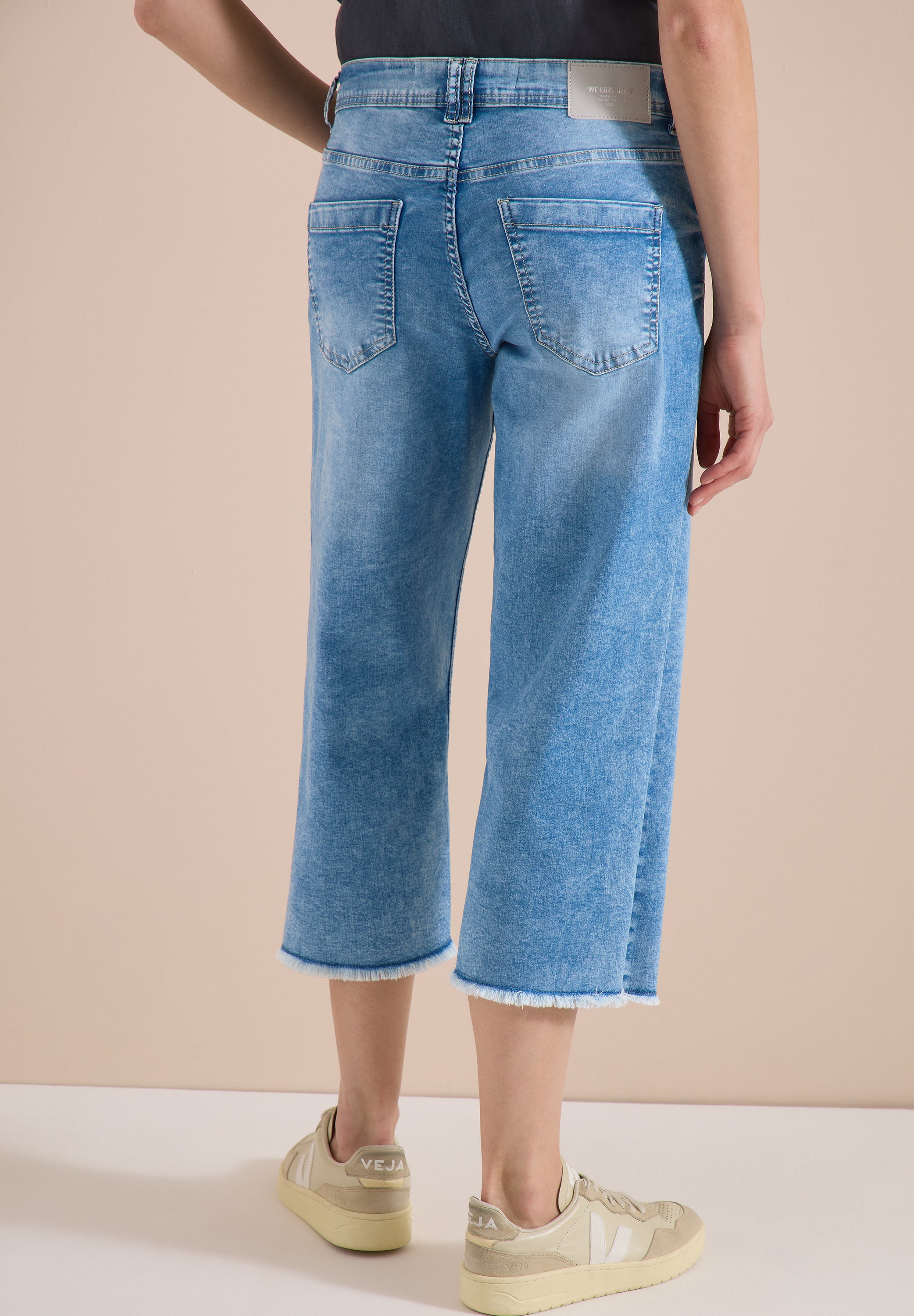 Cecil Damen Hosen Light Blu