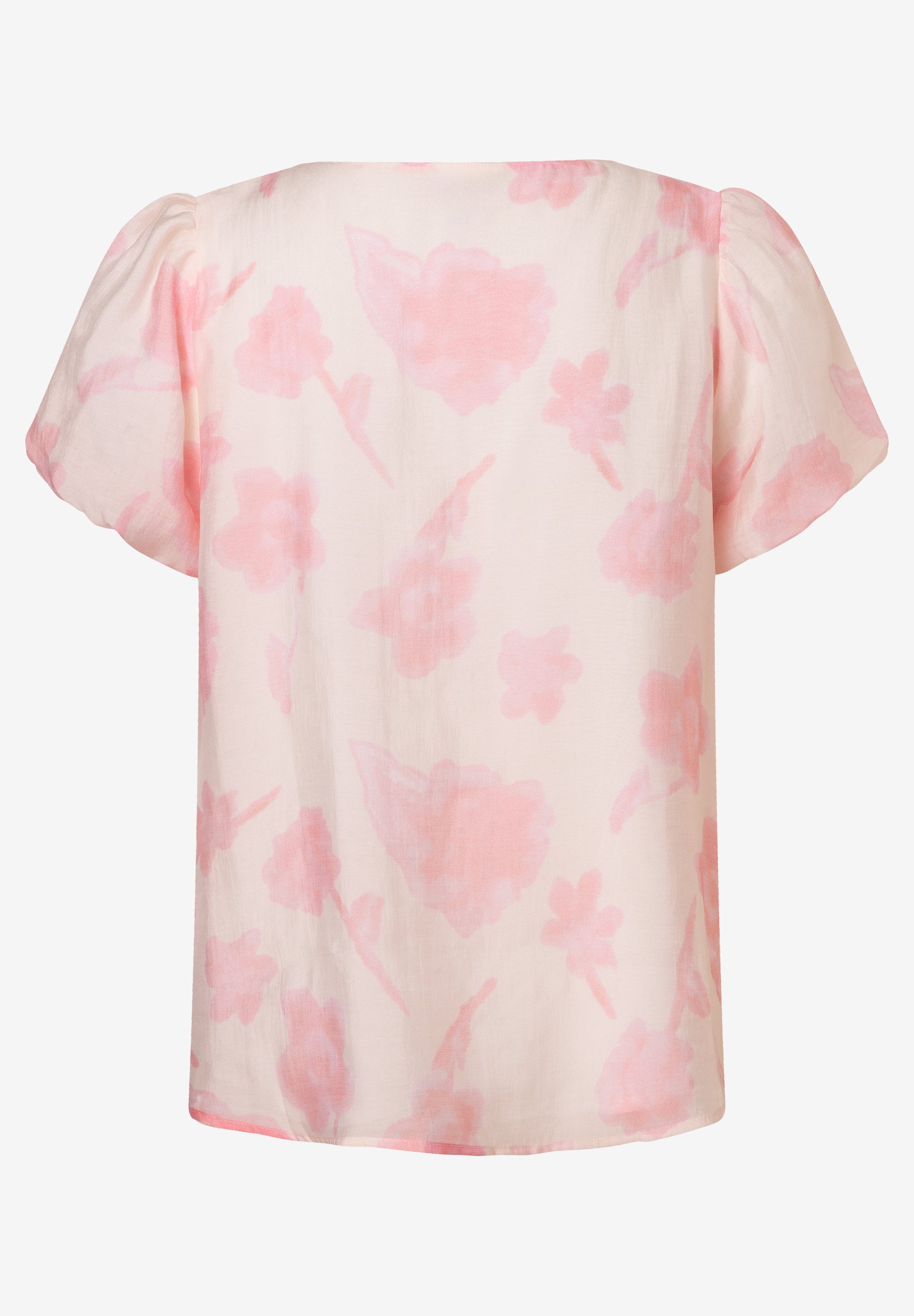 More & More Damen Blusen kurz Soft Flowe