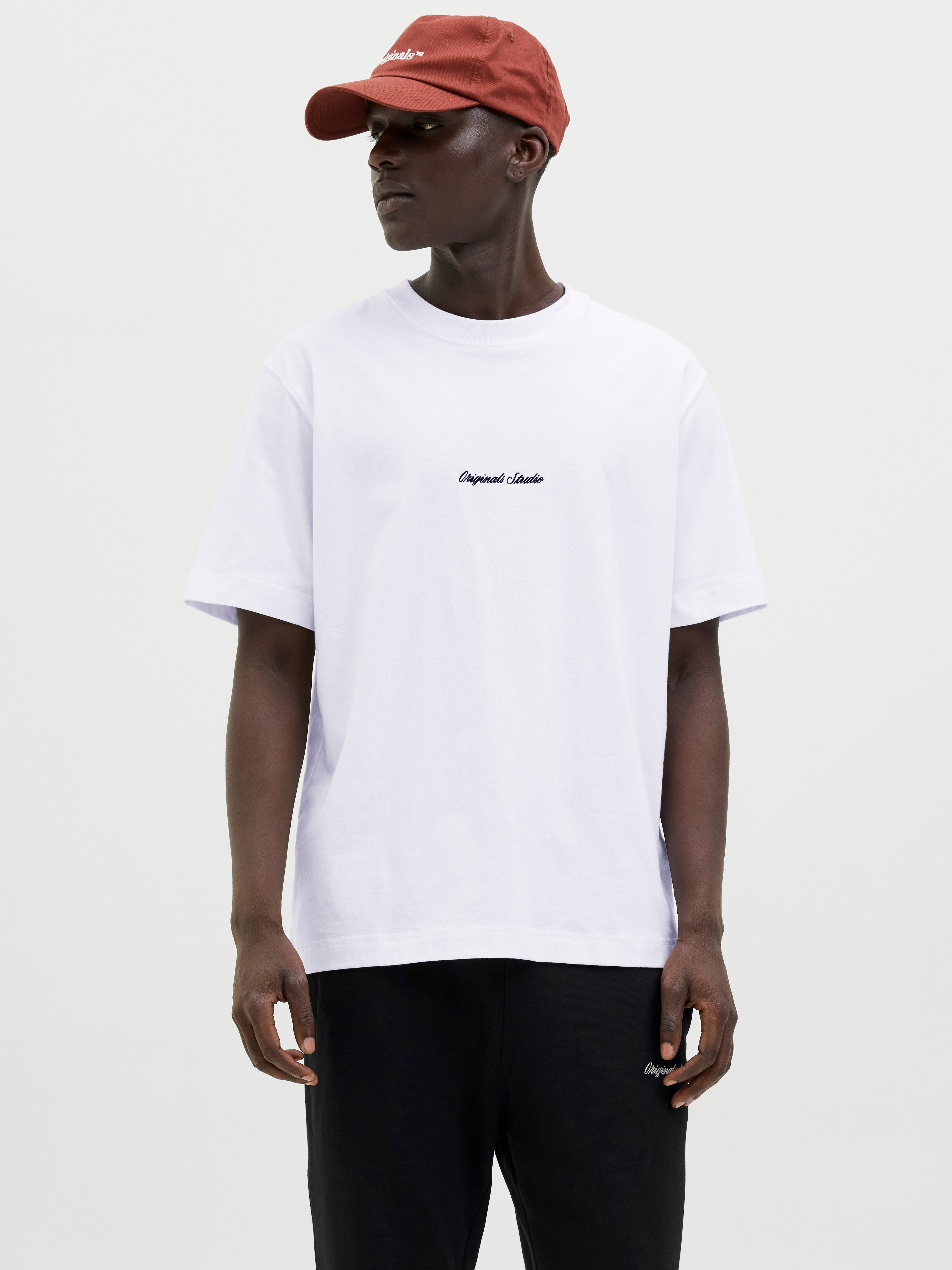 Jack & Jones Herren T-Shirts kurz Bright White