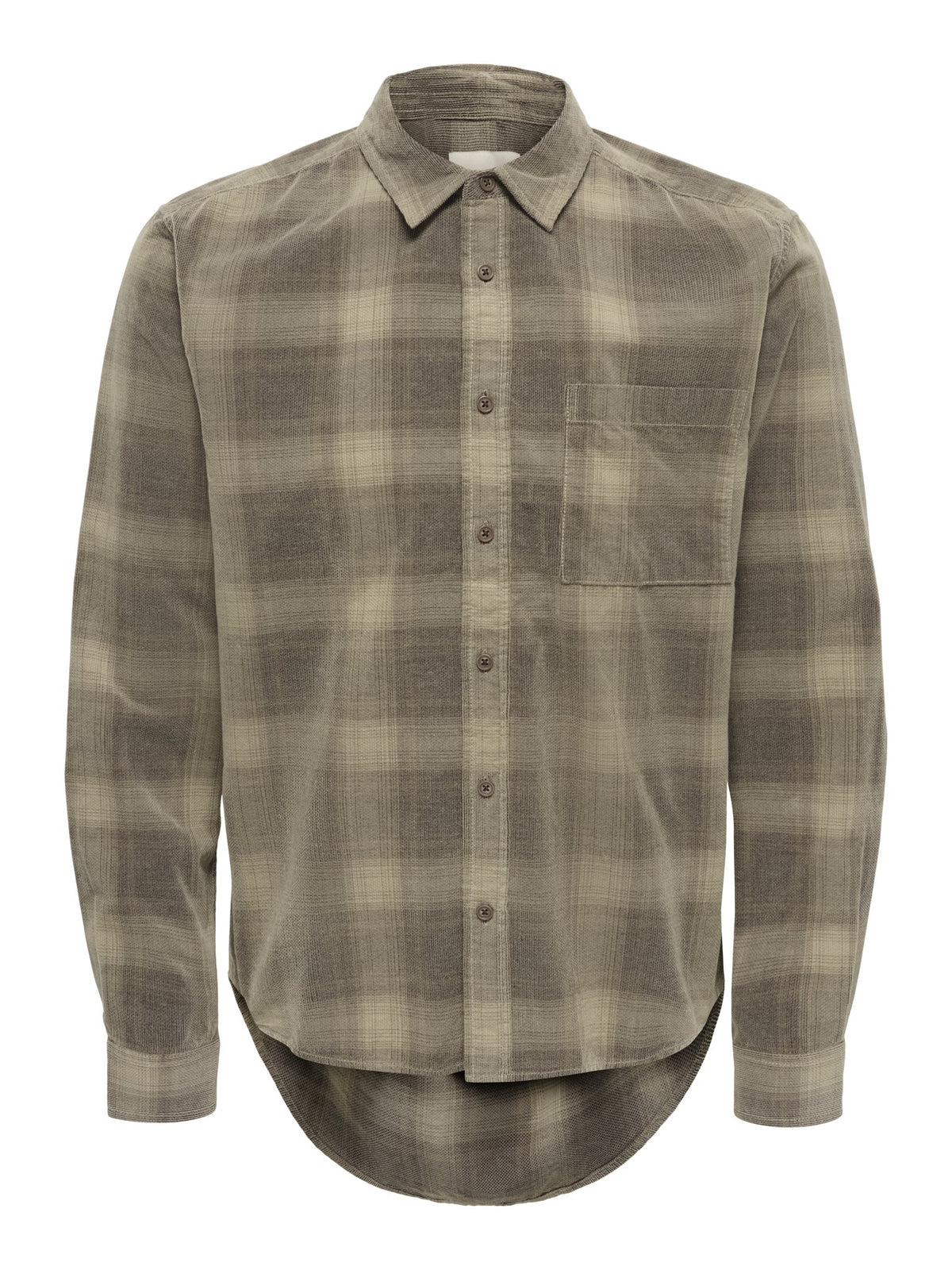 Only & Sons Herren Hemden lang Soft Silt/Twill