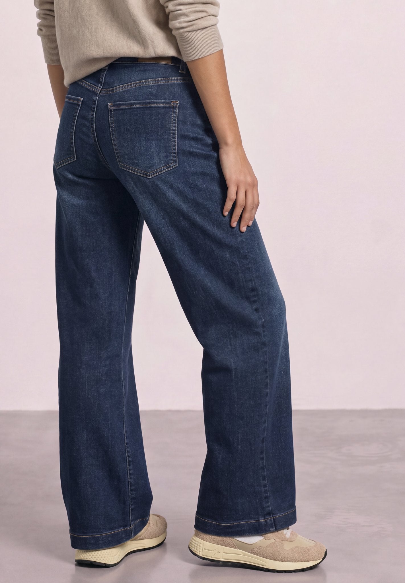Street One Damen Hosen Dark Blue