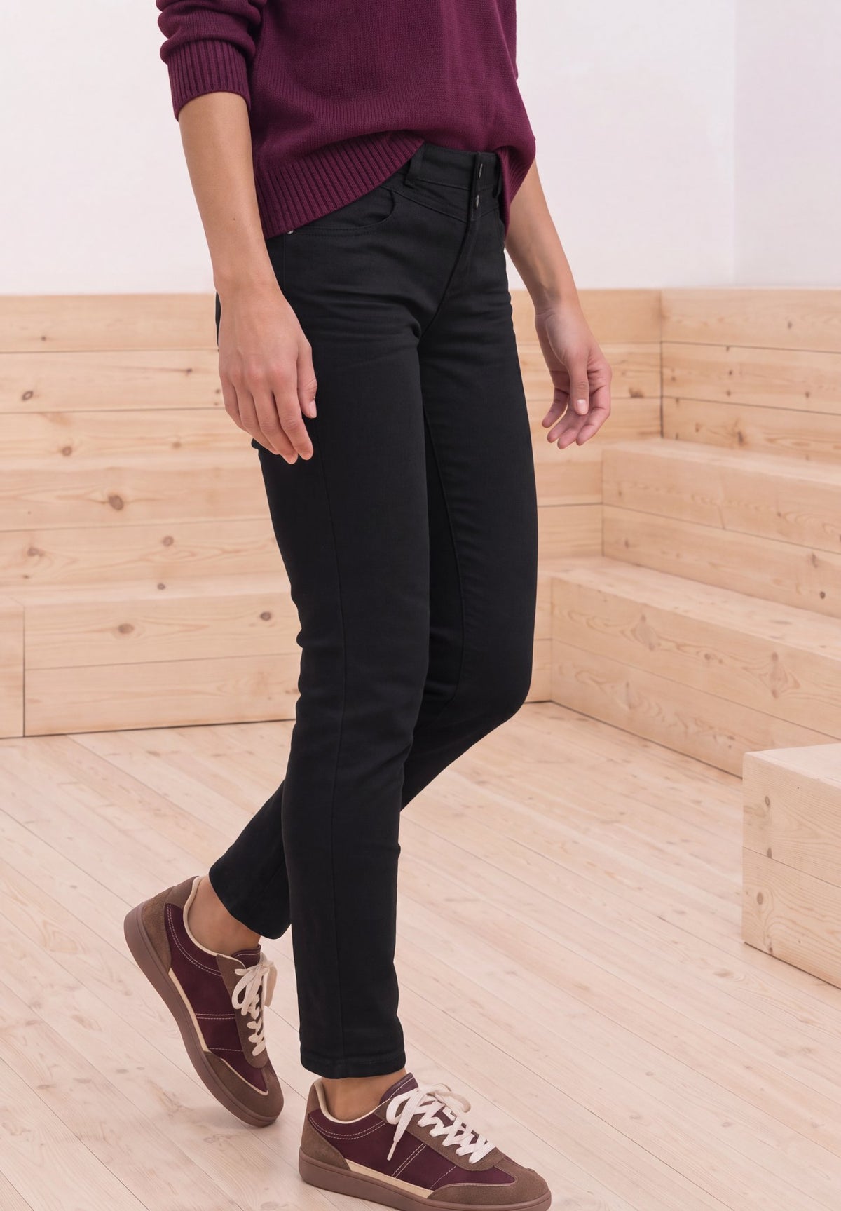 Street One Damen Hosen Black Cle