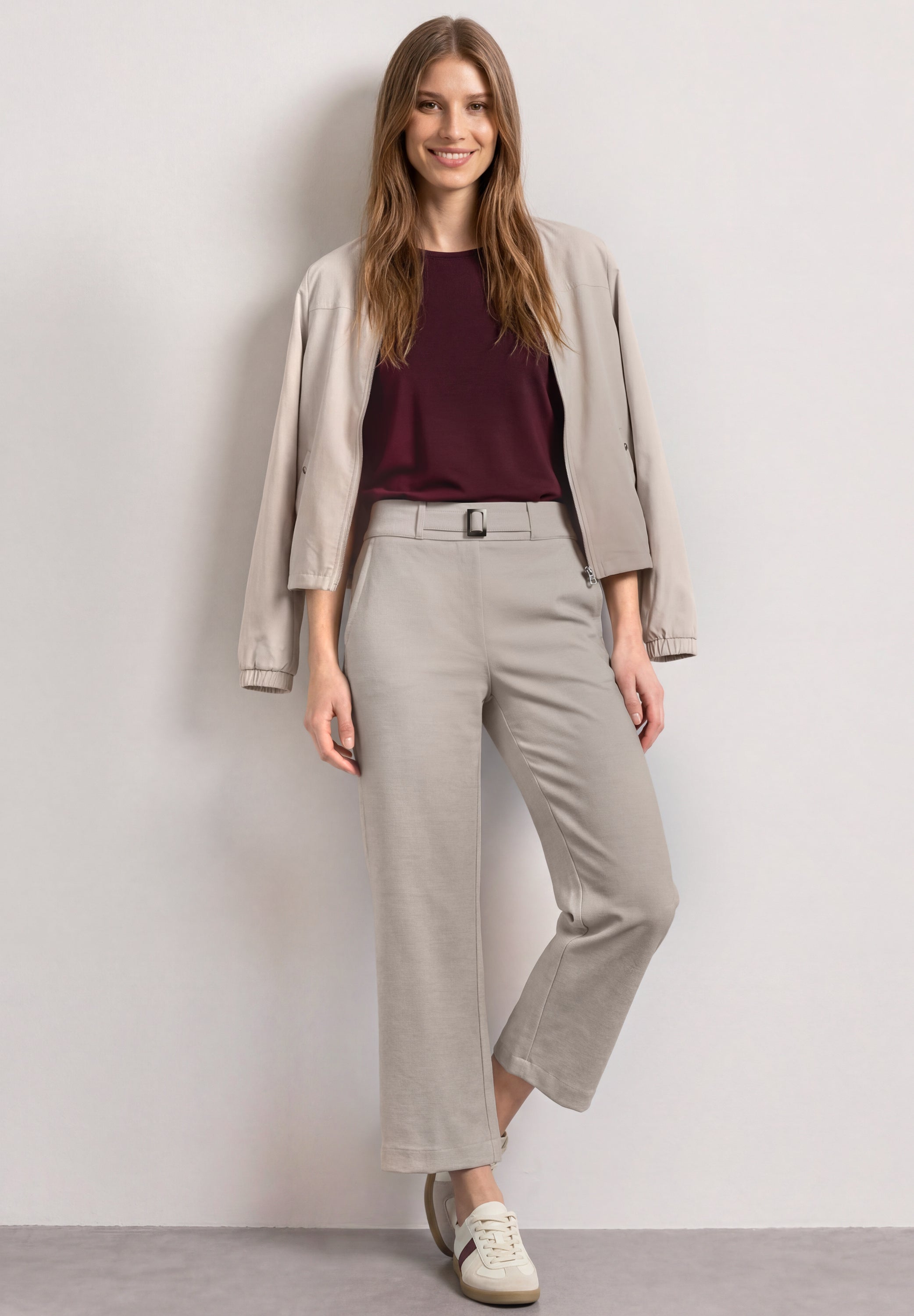 Street One Damen Hosen Clay Sand