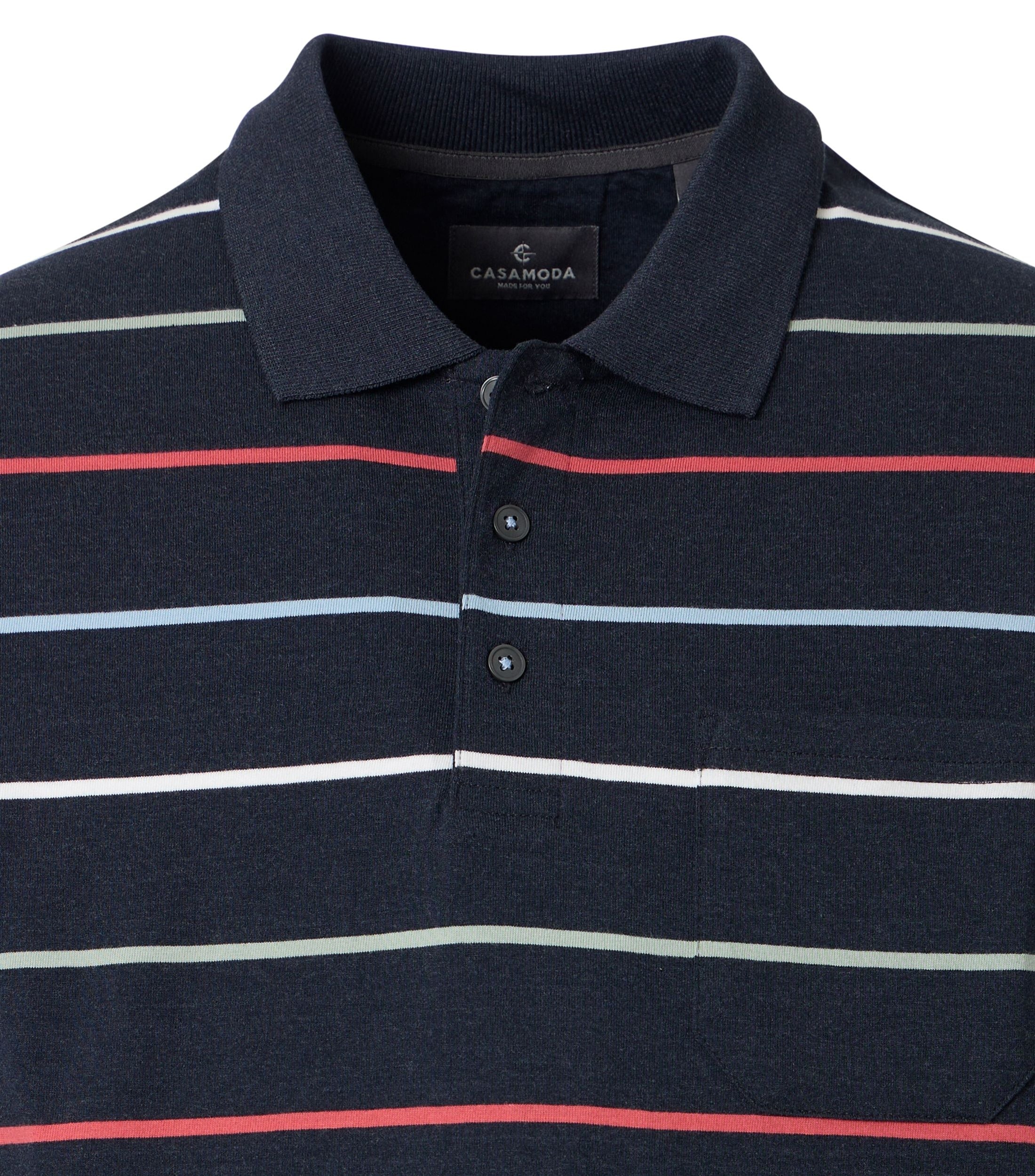 Casa Moda Herren Polo-Shirts Blau