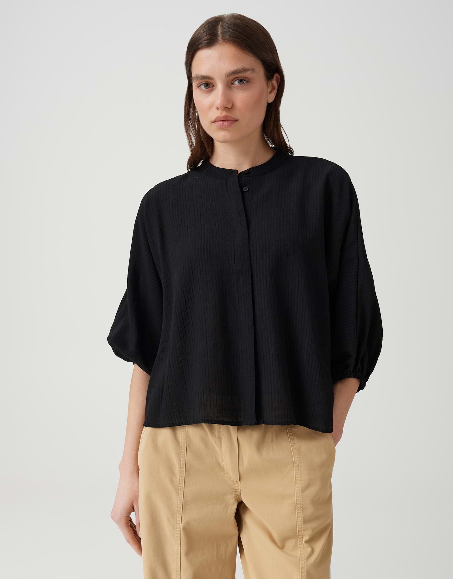 Opus Damen Blusen Black