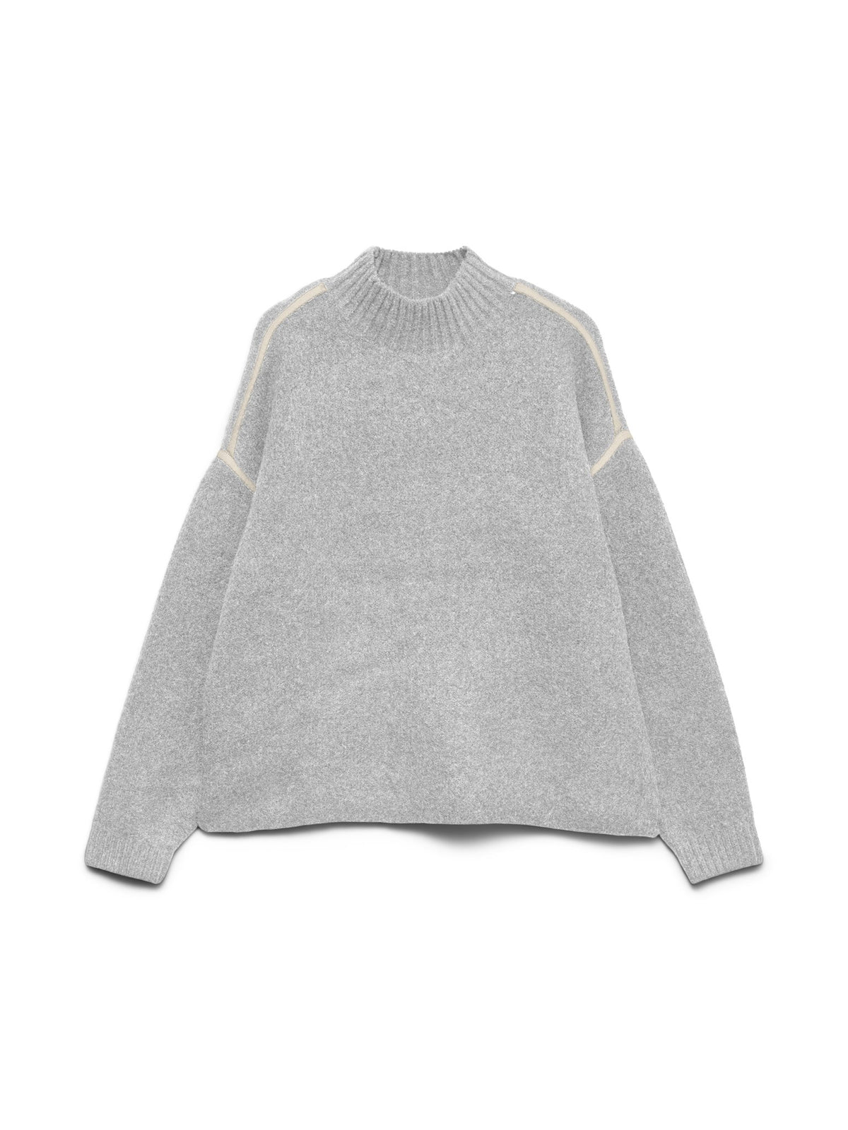 Vero Moda Damen Pullover Light Grey Mela
