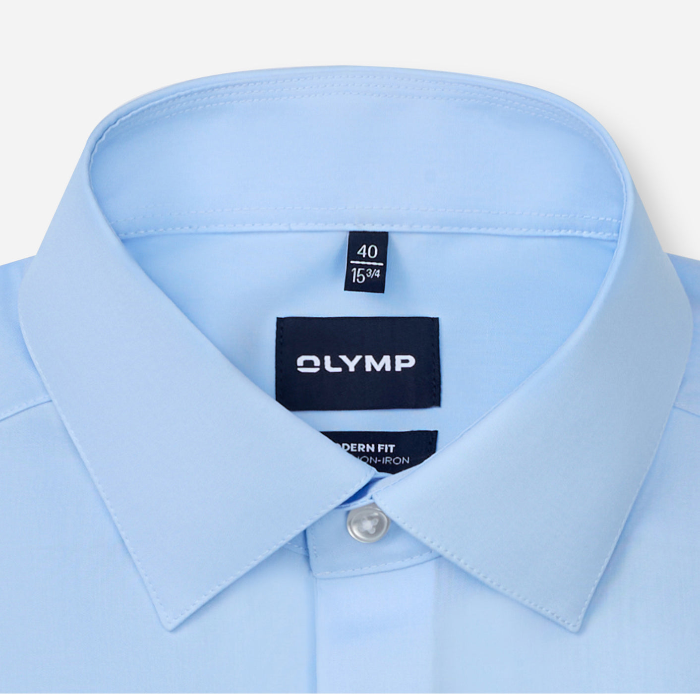Olymp Herren Hemden lang Blau